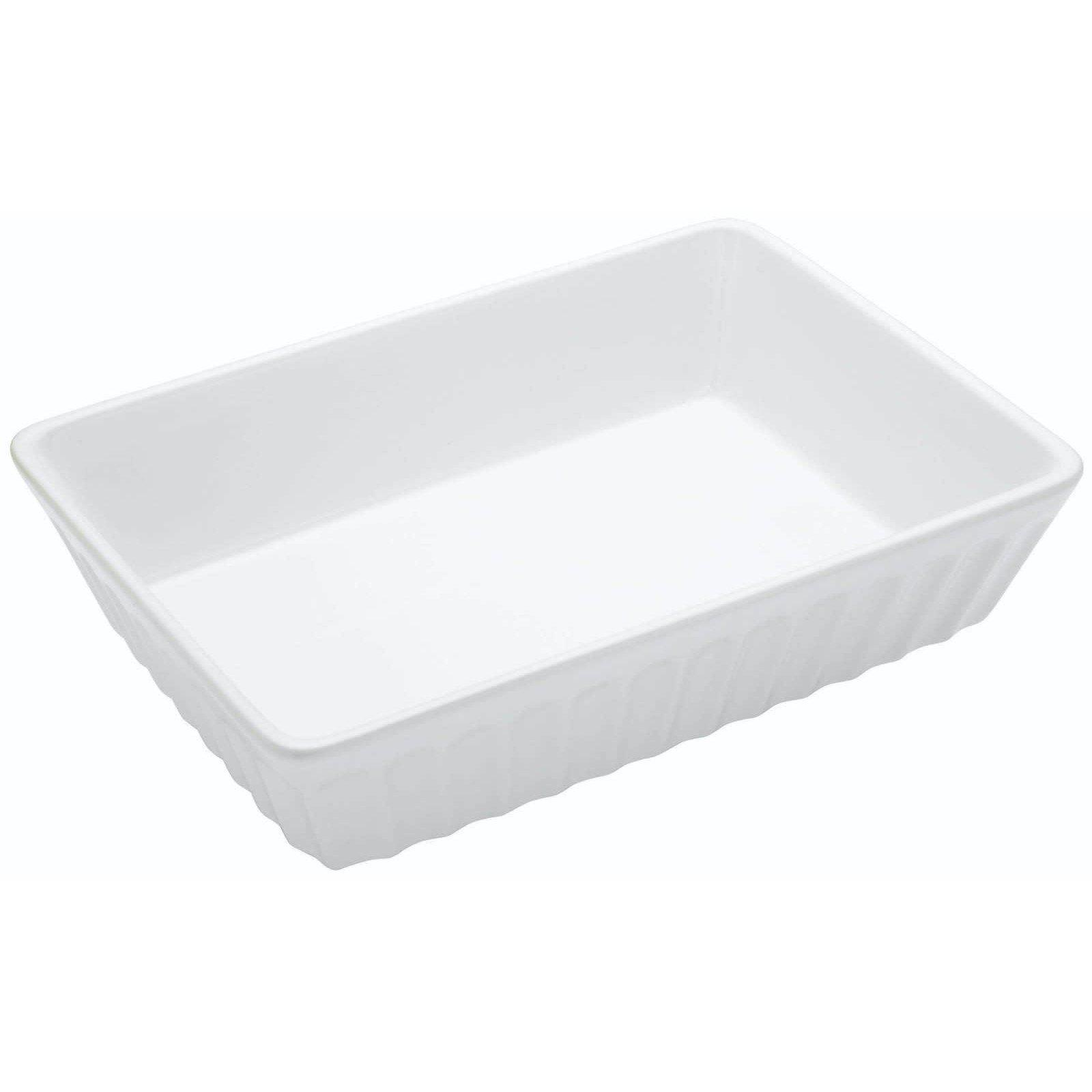 Kitchencraft  Large Lasagne / Baking Dish - White - 25x33cm