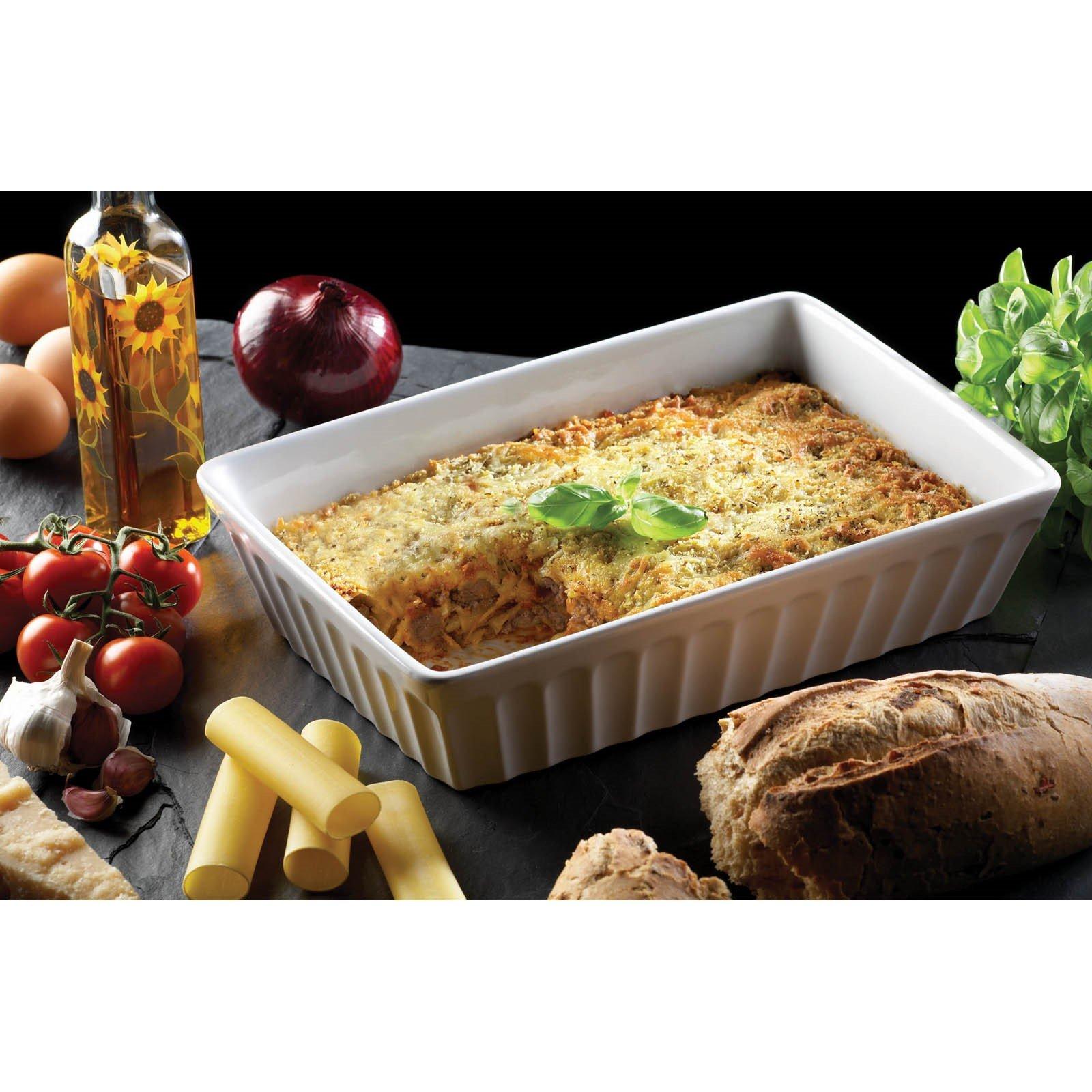 White - KitchenCraft - KitchenCraft Large Lasagne / Baking Dish - 2