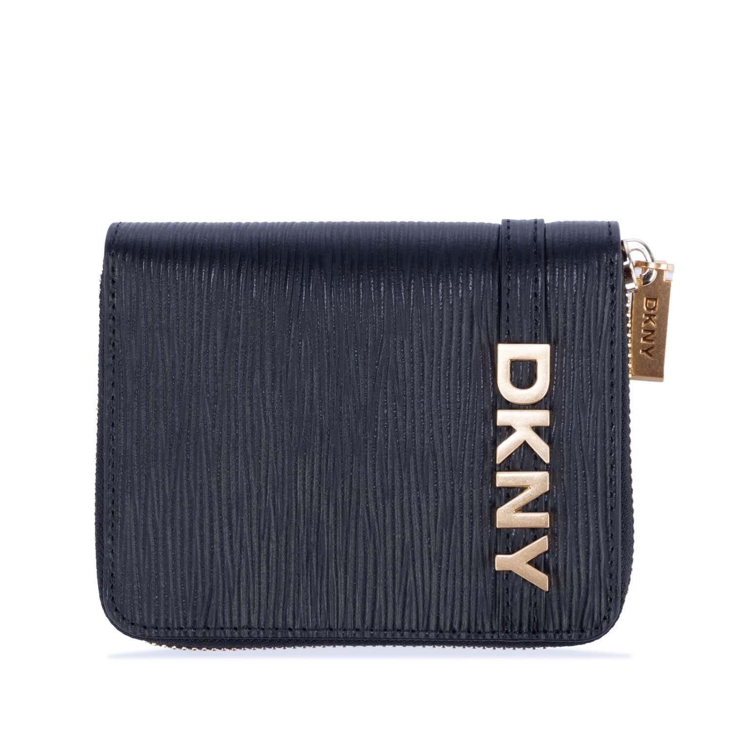 Black Gold - DKNY - Avril  Zip Around Wallet - 1