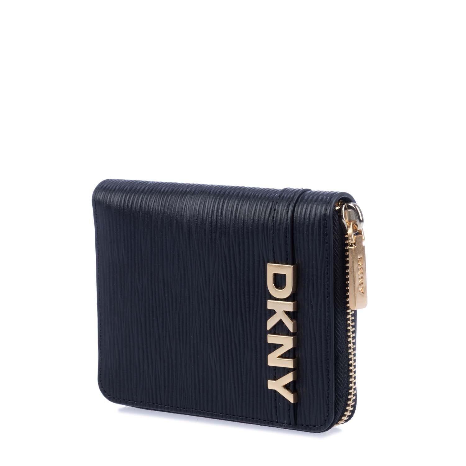 Black Gold - DKNY - Avril  Zip Around Wallet - 3