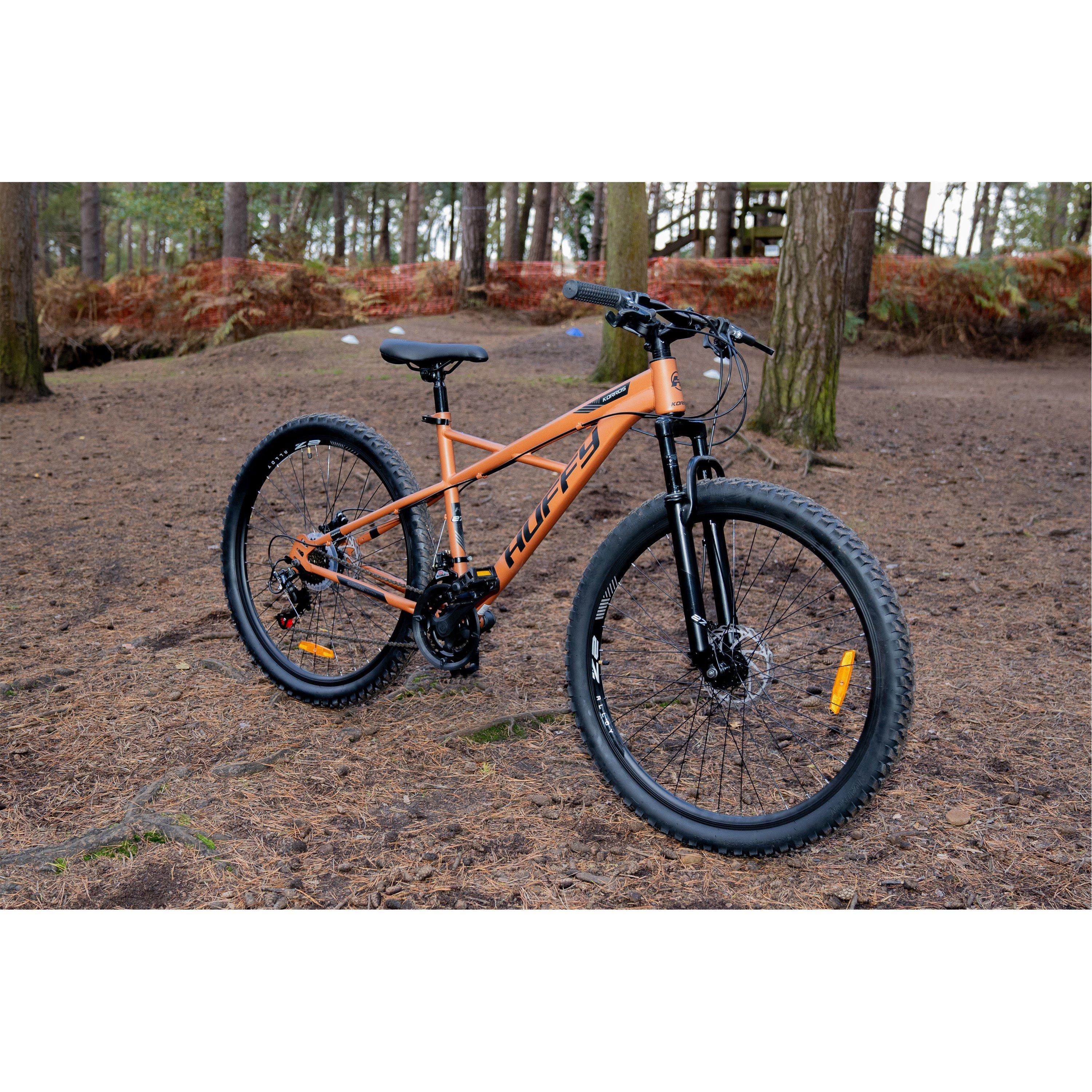 Brown - Huffy - Huffy Korros 27.5" Mountain Bike Hardtail Front Su - 4