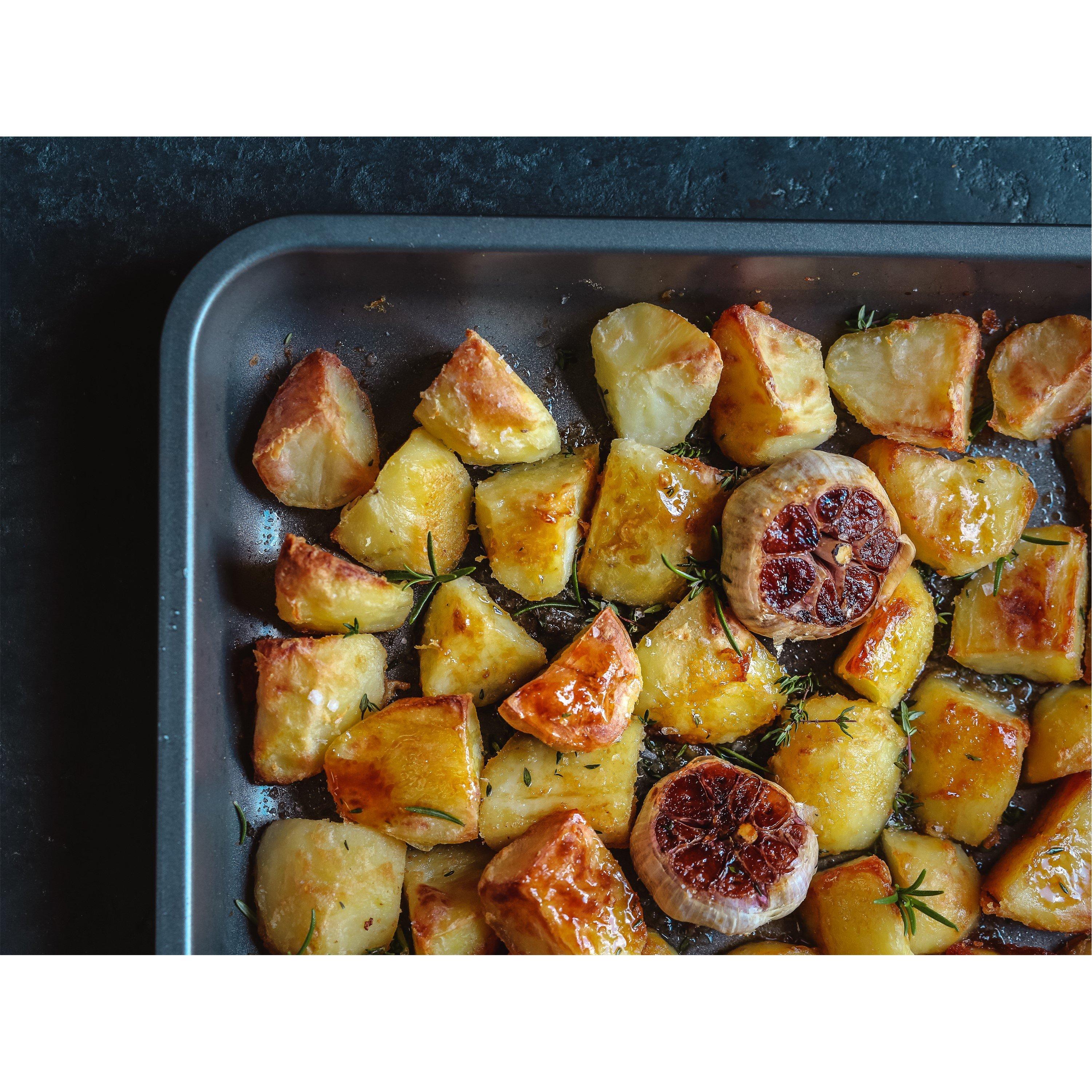 Grey - MasterClass - MasterClass Non-Stick Roasting Pan and Oven Tray - 3