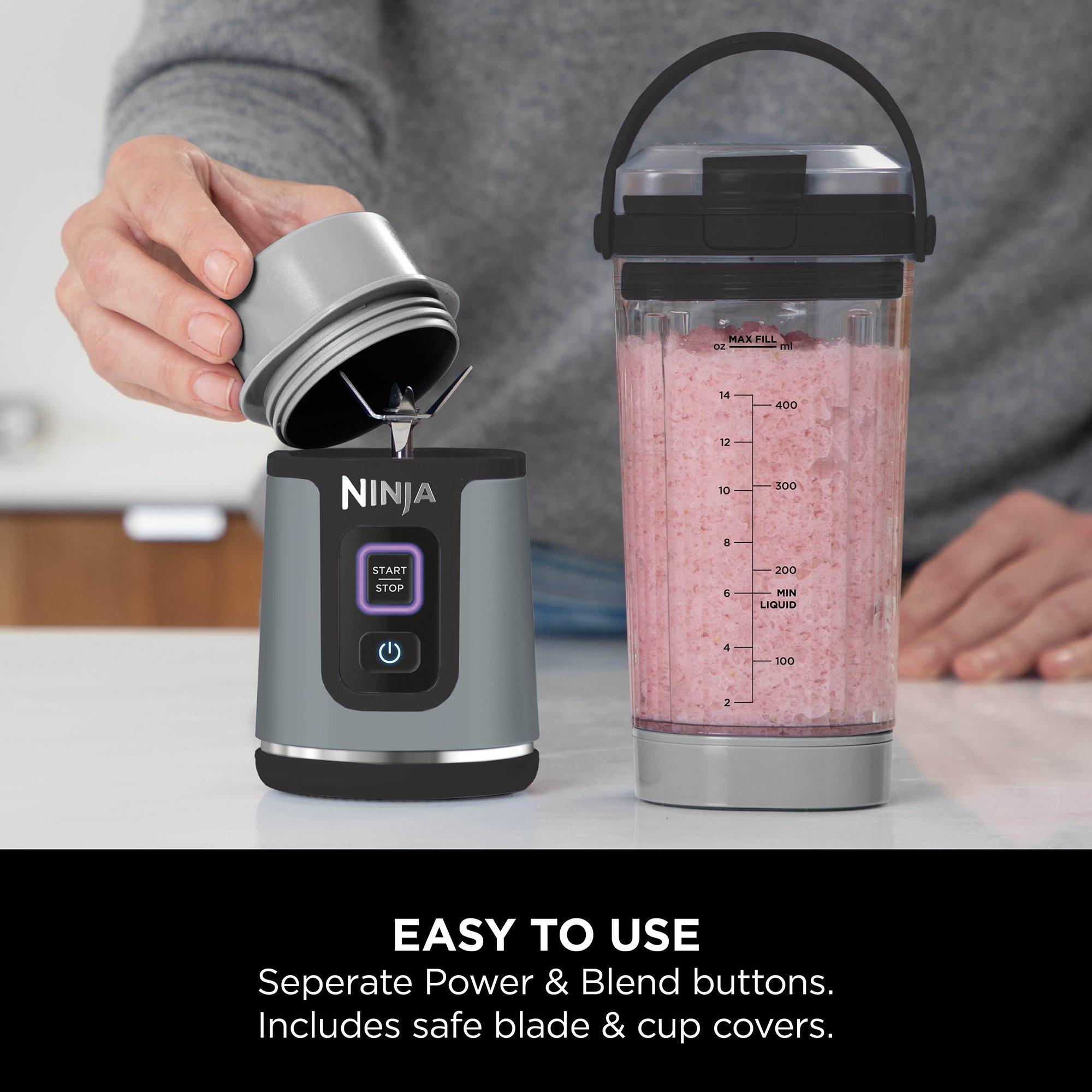 Black - Ninja - Blast Cordless Portable Blender – Black BC151UKBK - 3