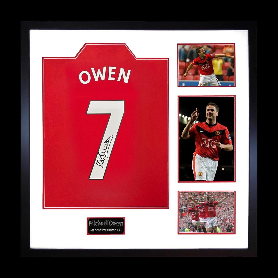 Red - The Fan Cave - Michael Owen Signed Manchester United Shirt Elite - 1