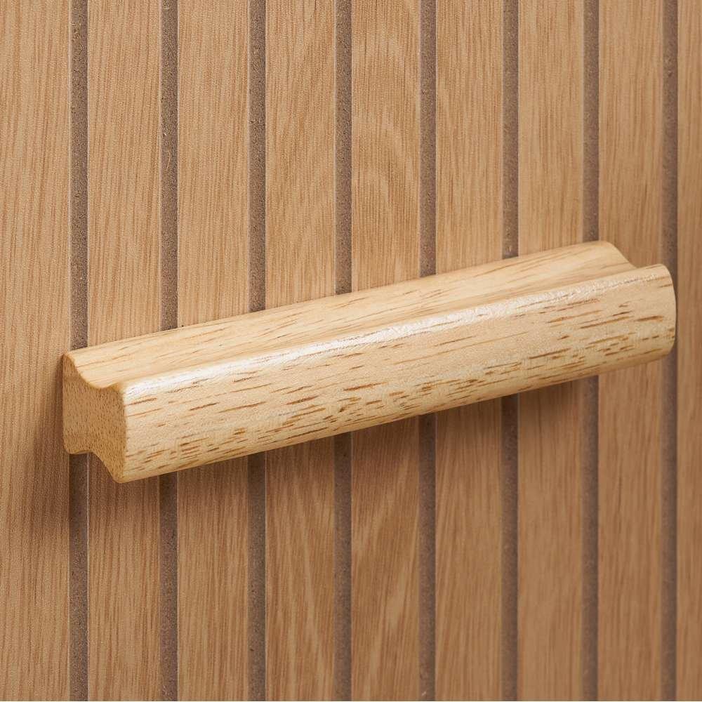 Nude - Birlea - Axel 2 Drawer Fluted Bedside - 4