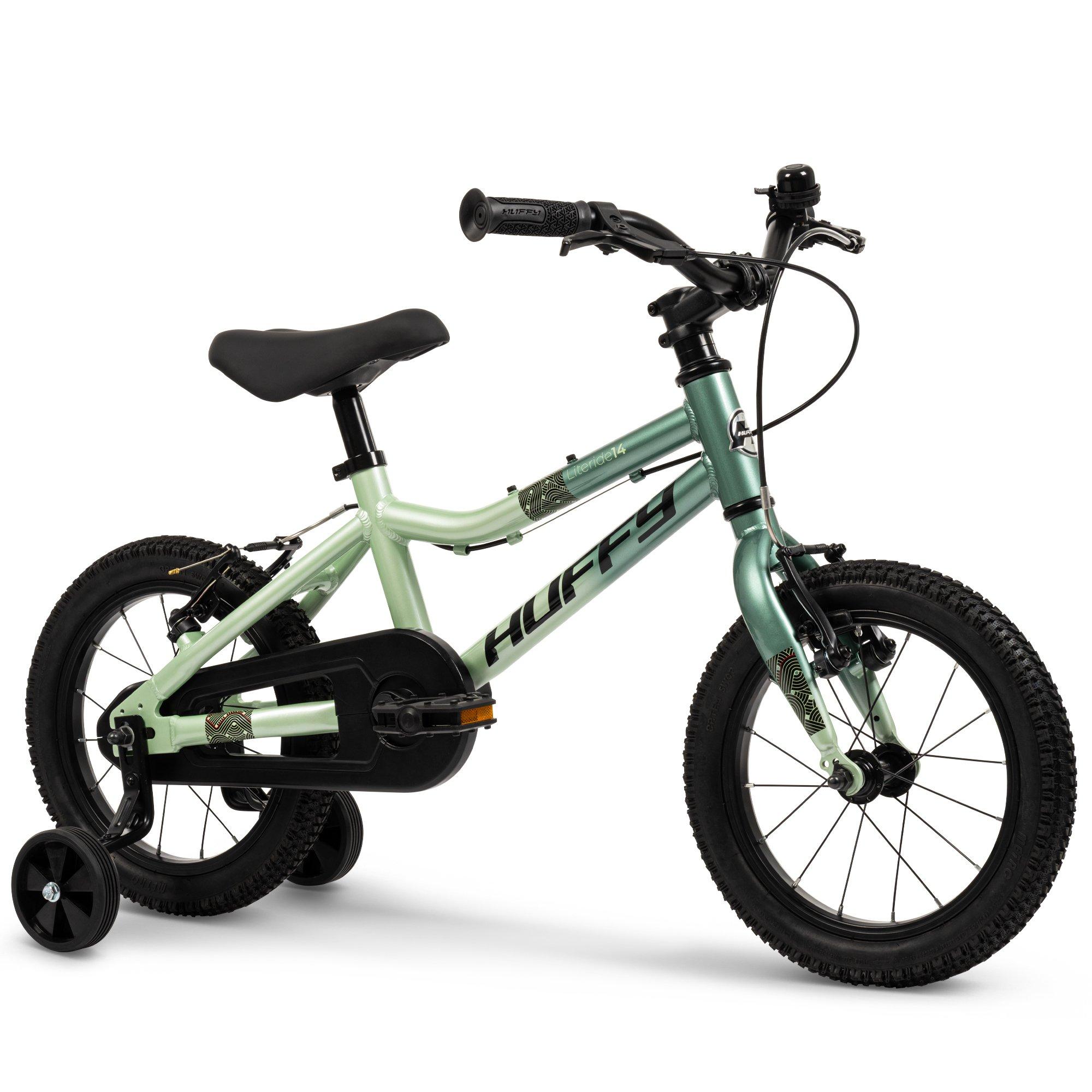 Huffy Huffy 14-inch Literide Bike, Viridian Green, aged