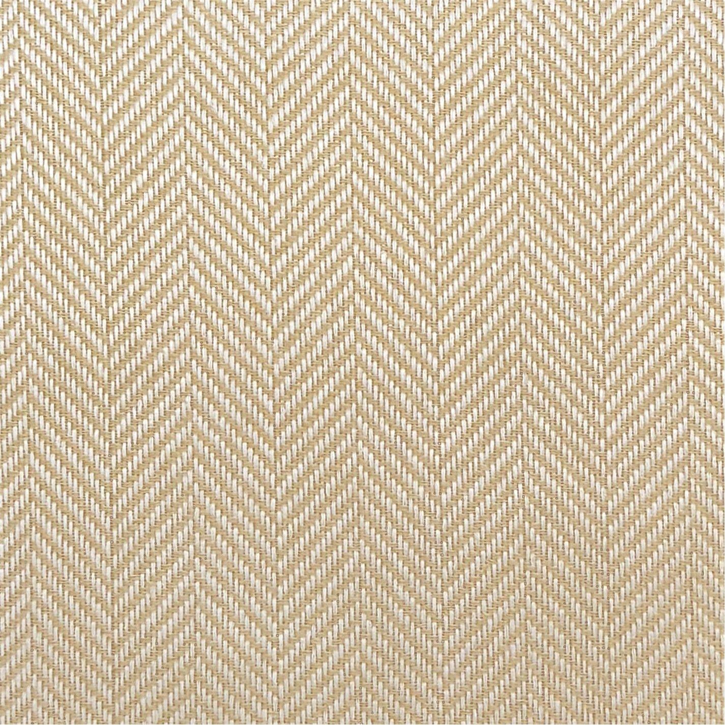 Natural - Enhanced Living - Chester Natural 100% Blackout Herringbone Curtains - 4