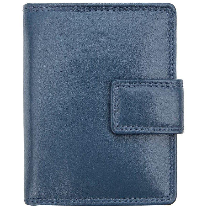 Primehide Leather Women's Verona Small Trifold Leather Purse - Navy - 9 x 11.5