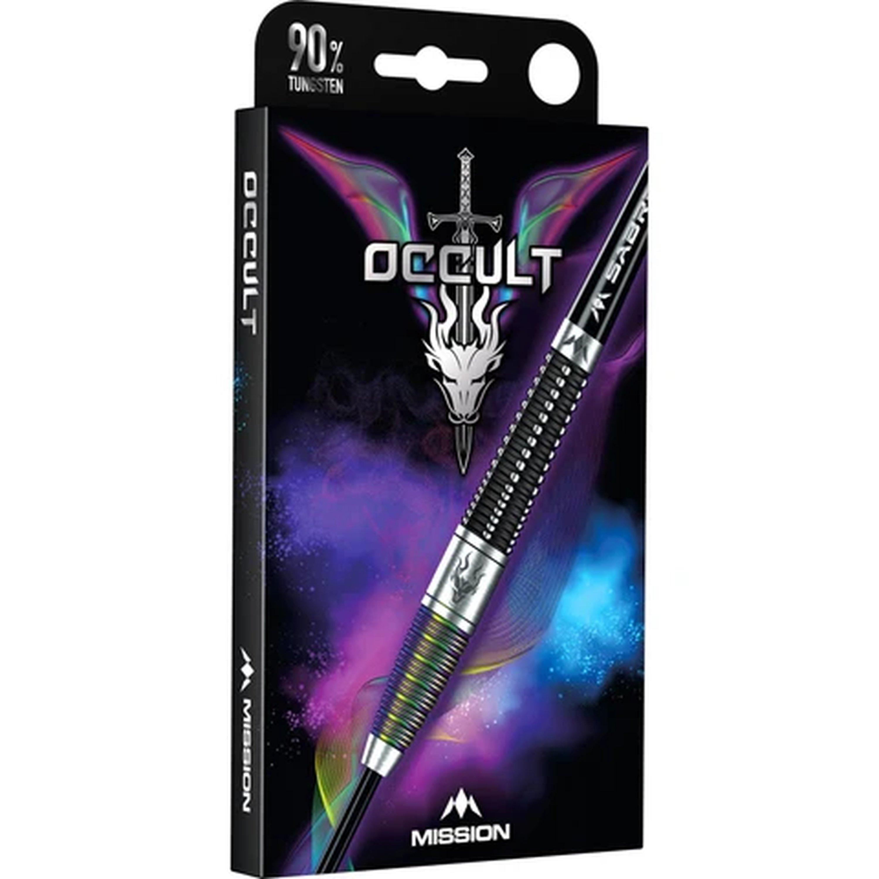 Black & Coral - Mission Darts - Mission Occult Darts - Steel Tip - 90% Tungsten - 4