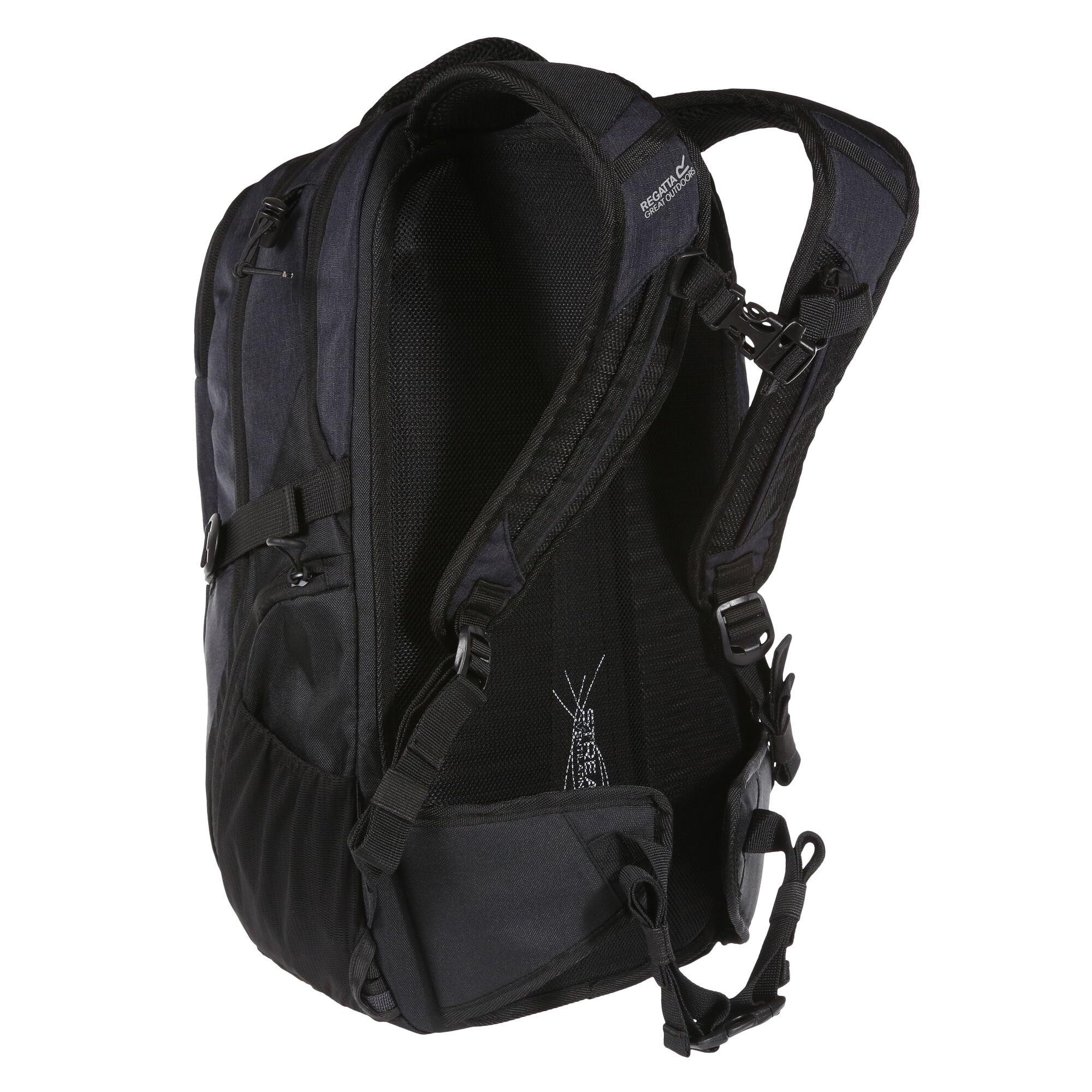 Ash/Black - Regatta - Unisex Adults Oakridge Air Backpacks - 3