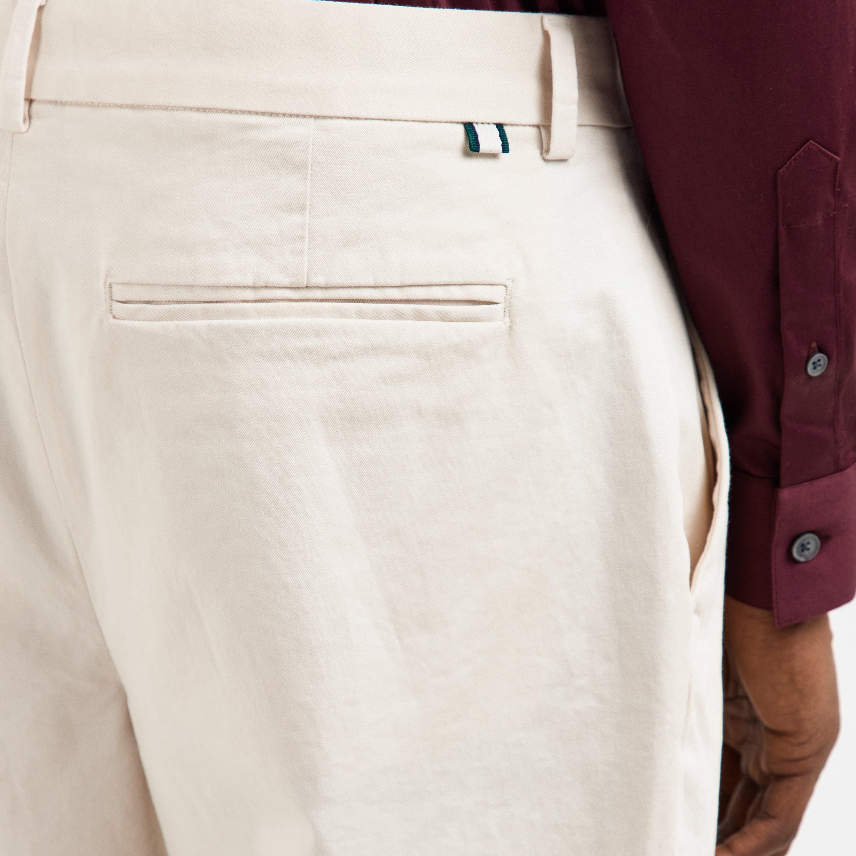 Ecru - Ted Baker - Men's Tapered Trousers - 5