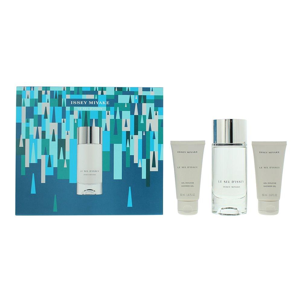 Issey Miyake Men's Le Sel D'issey 3 Piece Gift Set - 100ML