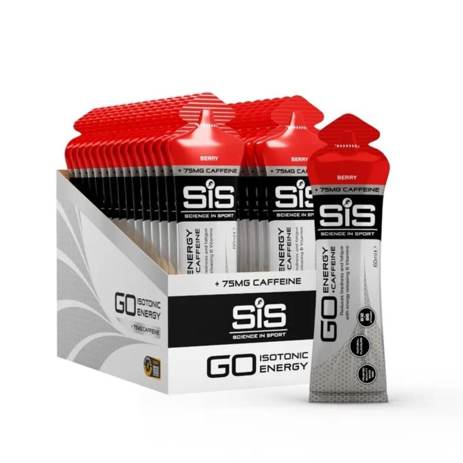Sis  Go Gel + Caffeine (30 Pack) - Berry (75Mg Caf - Pack of 30