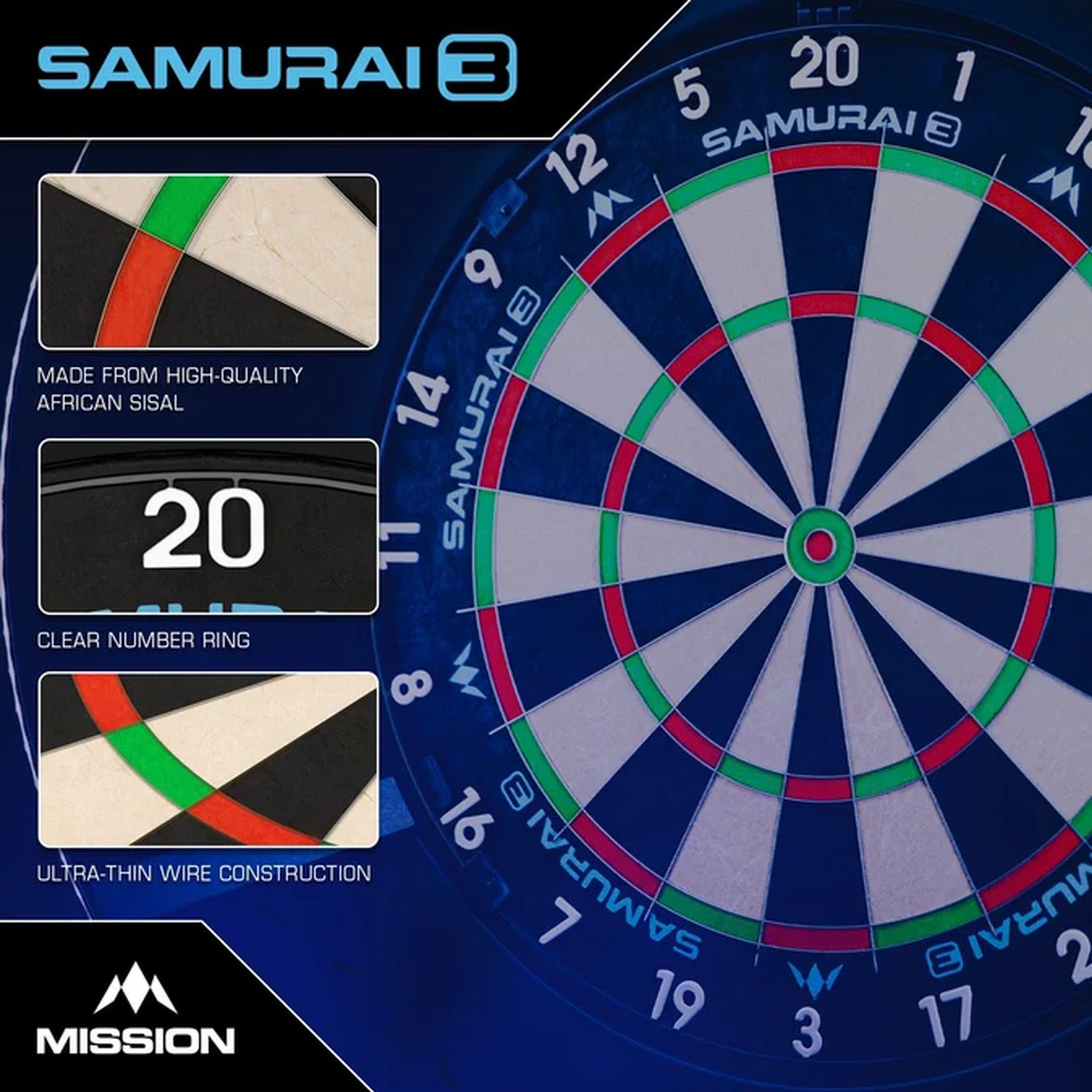 White Spider - Mission Darts - Mission Samurai 3 Professional Dartboard - 4