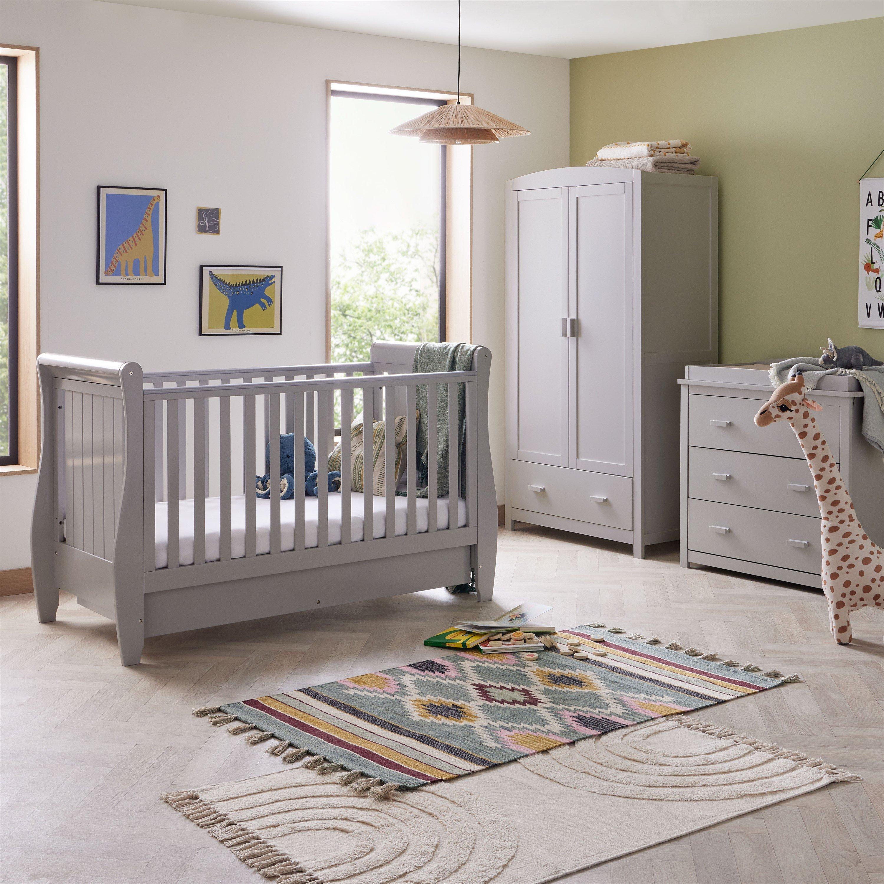 Grey - Babymore - Stella 3 Piece Room Set - Grey - 2