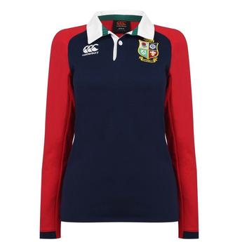 Canterbury British and Irish Lions Long Sleeve Rugby Shirt Ladies