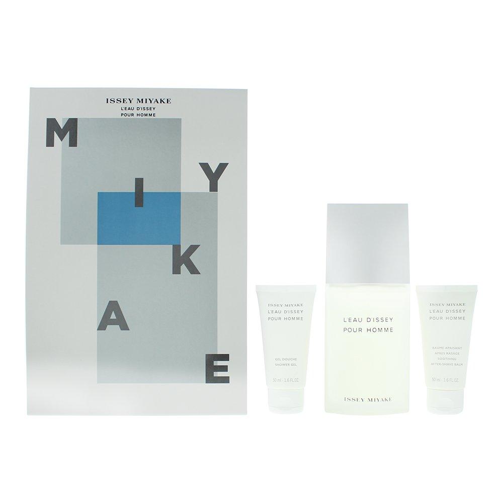 Issey Miyake Men's Leau Dissey Pour Homme 3 Piece Gift - 125ML