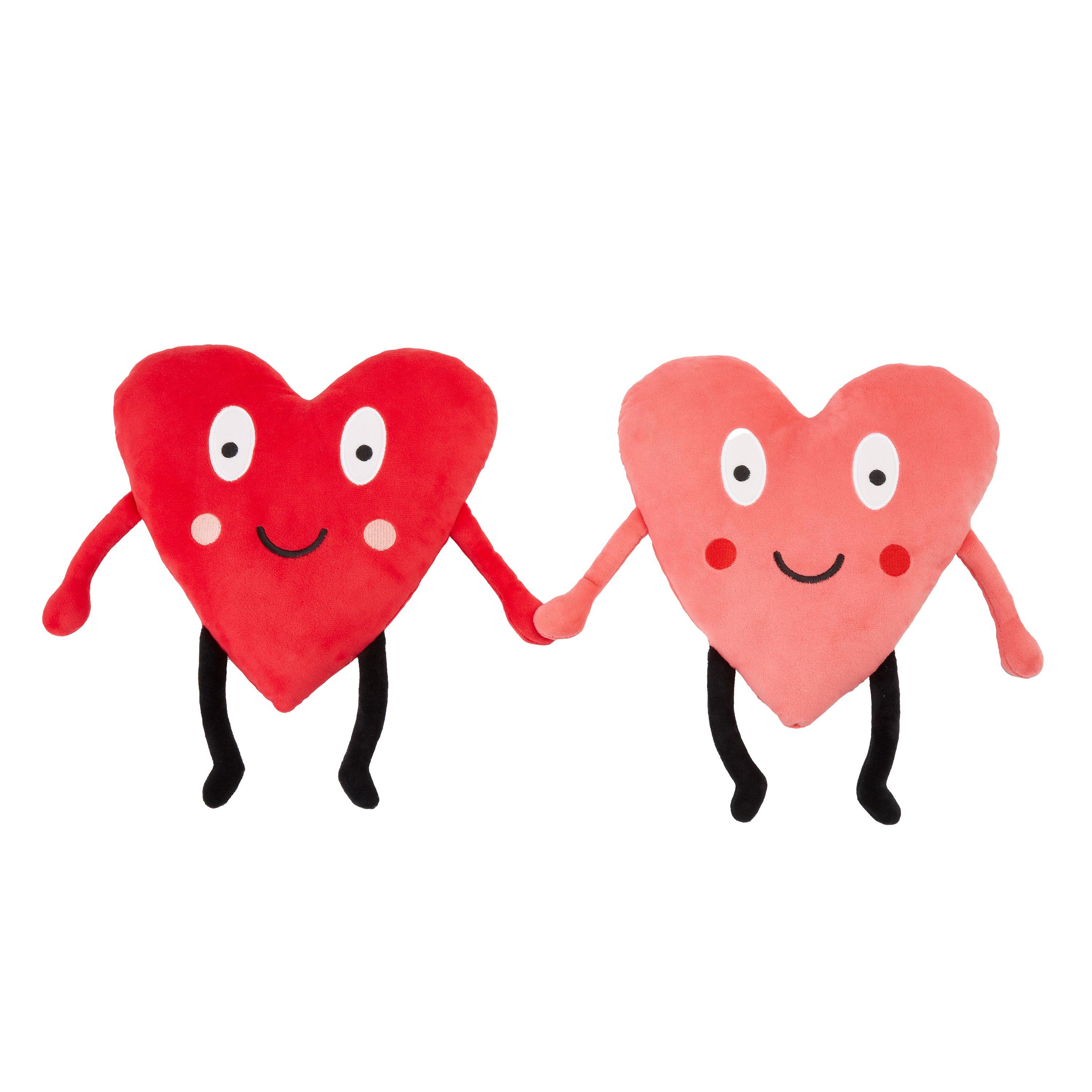 Pink - Catherine Lansfield - Forever Together Sweet Hearts Magnetic Cushions - 4