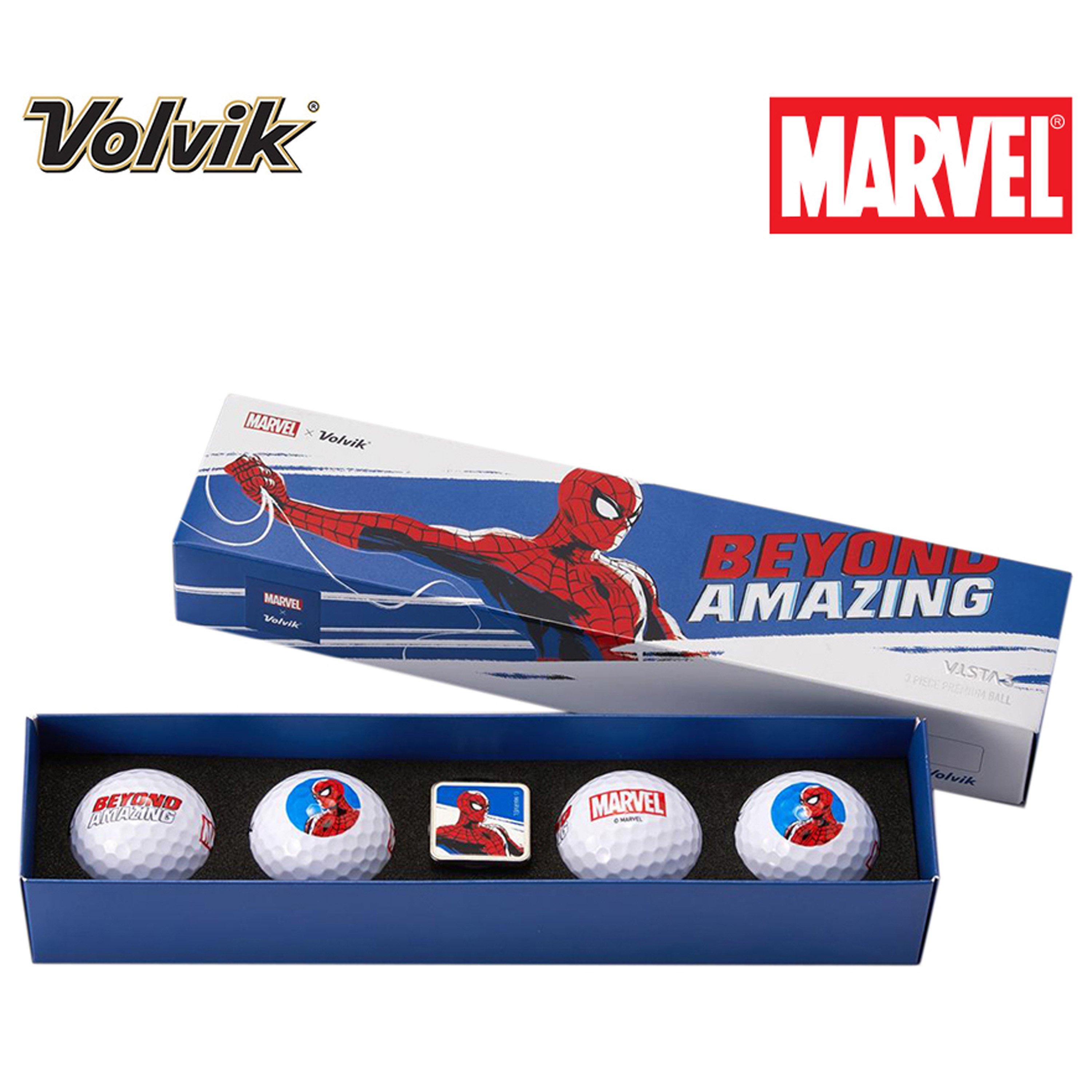 Spiderman - Volvik - VISTA 3 Marvel Spider-Man Golf Giftset