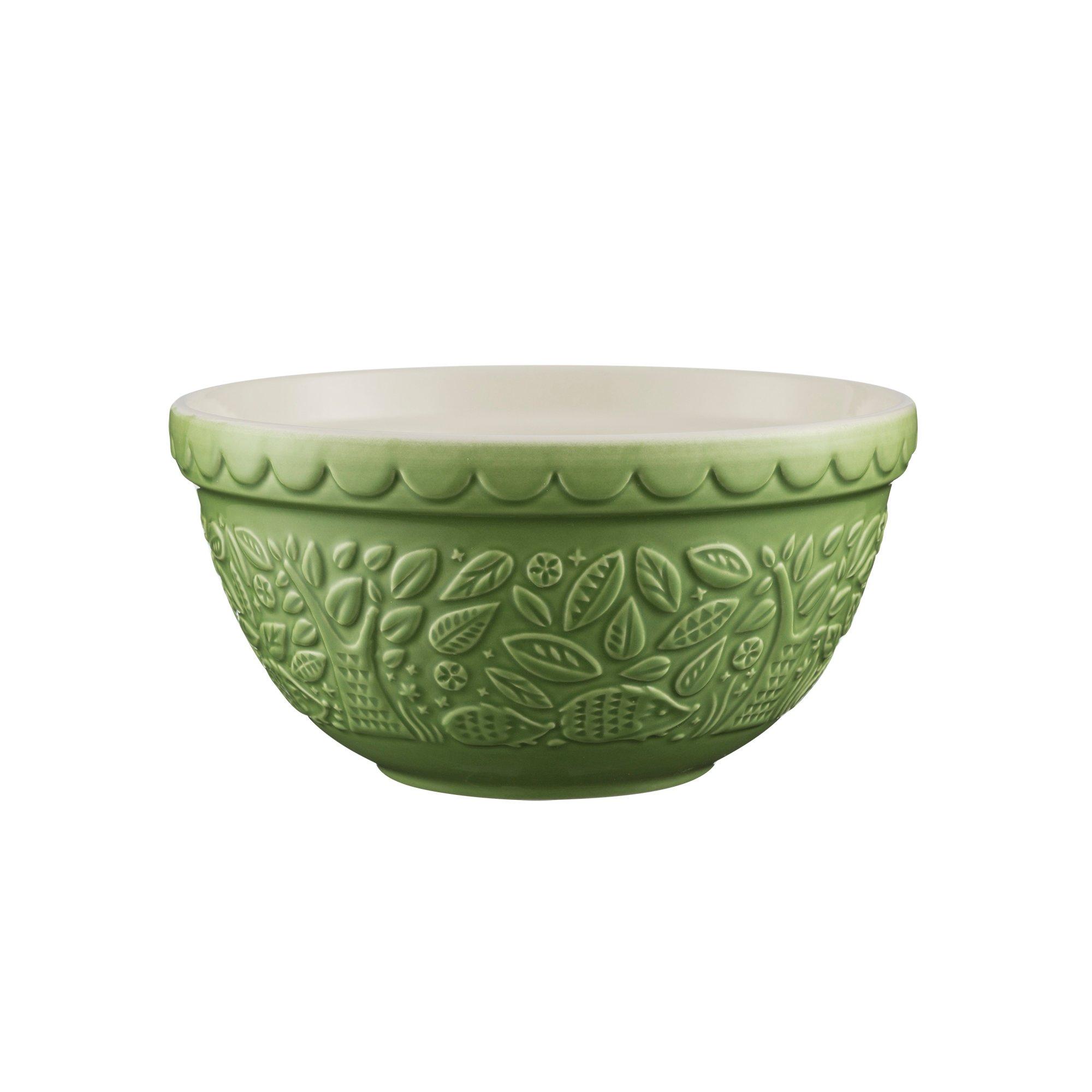 Green - Mason Cash - In the Forest 21cm Hedgehog Green Mixing Bowl - 4