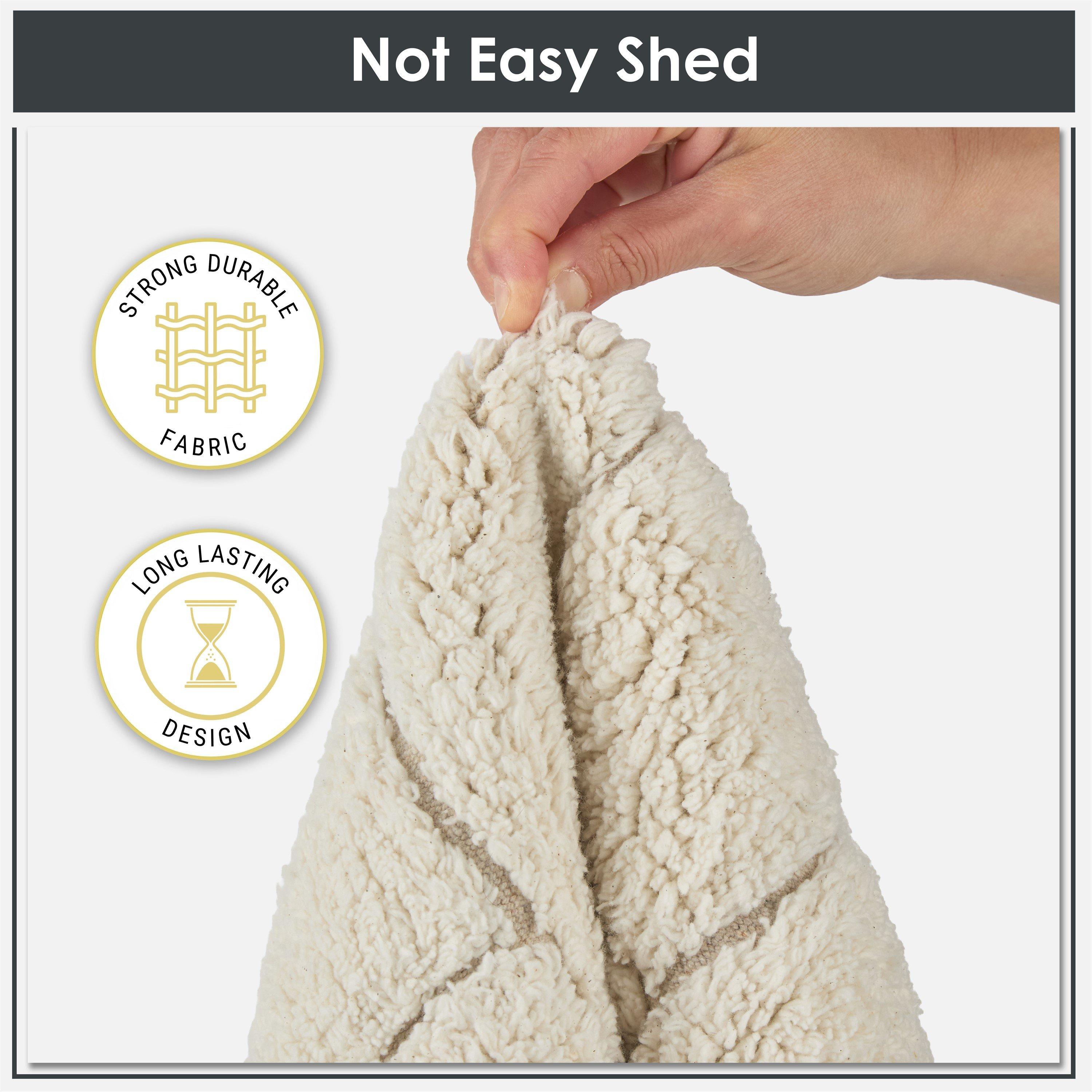 Cream - Emma Barclay - 2 Piece  Bath Mat Set Cotton Absorbent Waves - 4