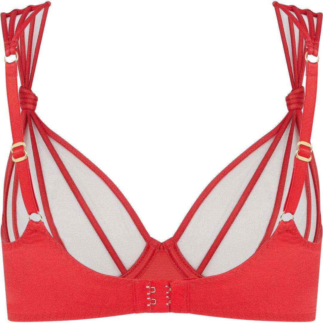 Sand/Red - Agent Provocateur - OZARA Bra - 2