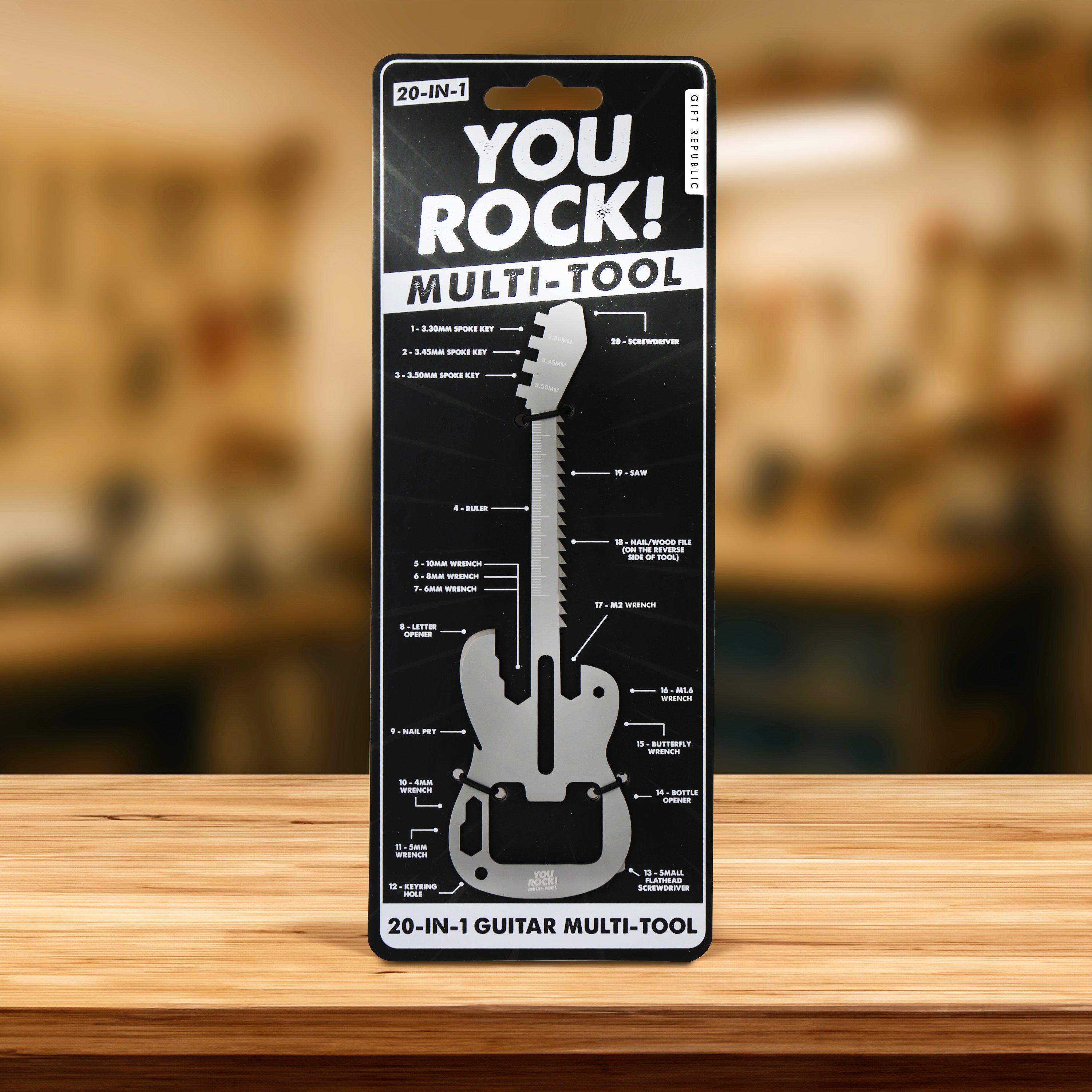 Multi - Gift Republic - You Rock! Multi Tool - 20-in-1 Guitar Gadget - 1