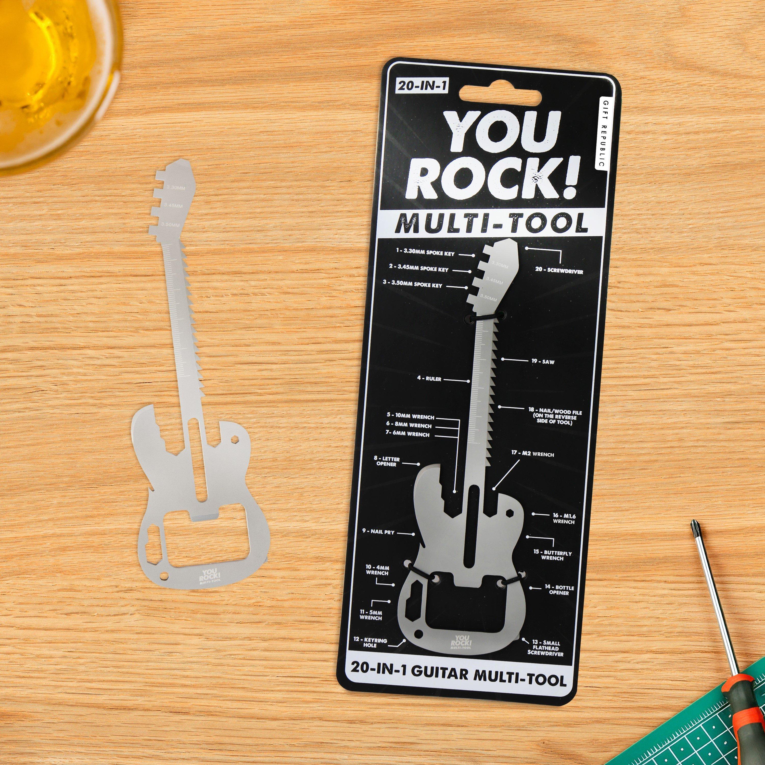 Multi - Gift Republic - You Rock! Multi Tool - 20-in-1 Guitar Gadget - 2