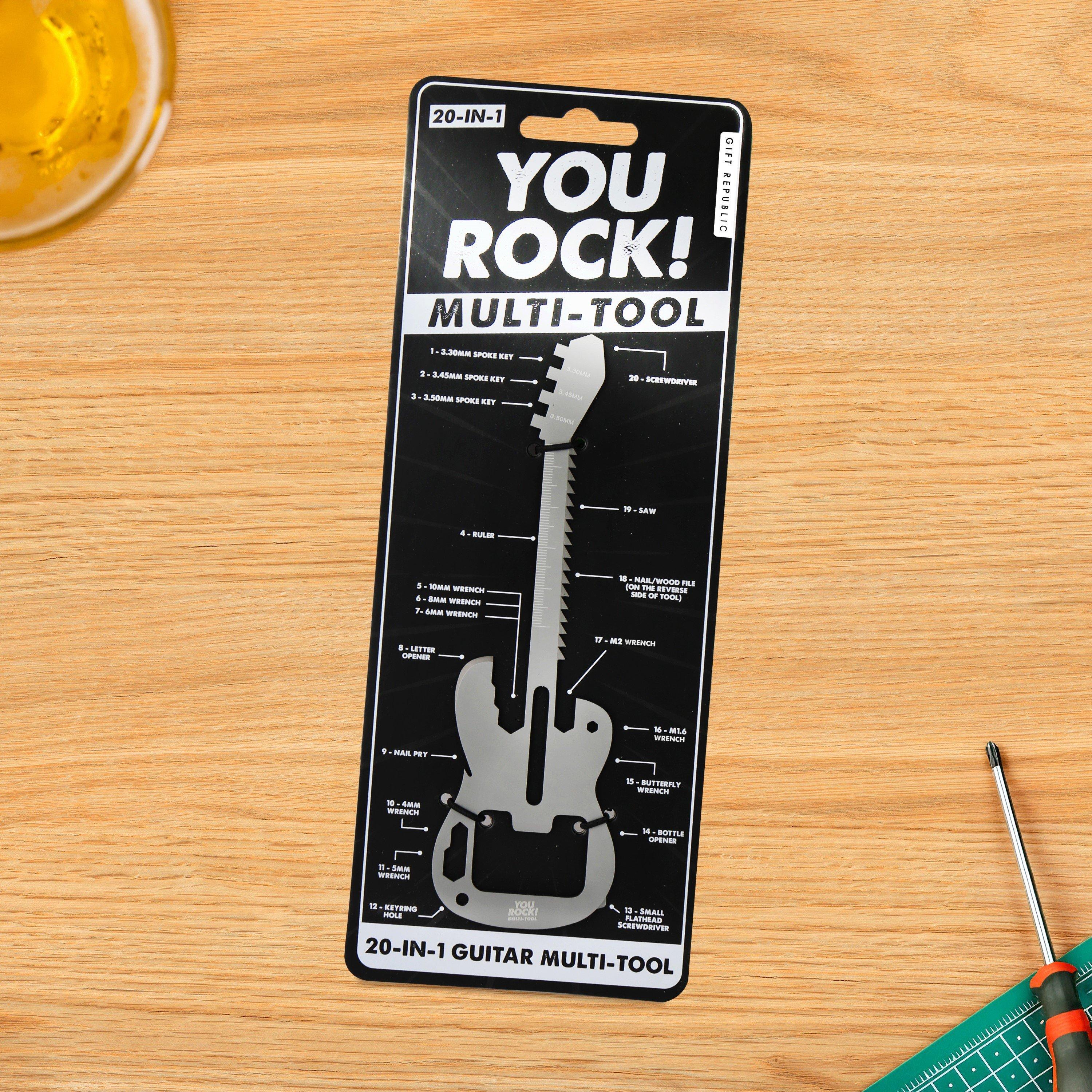 Multi - Gift Republic - You Rock! Multi Tool - 20-in-1 Guitar Gadget - 3