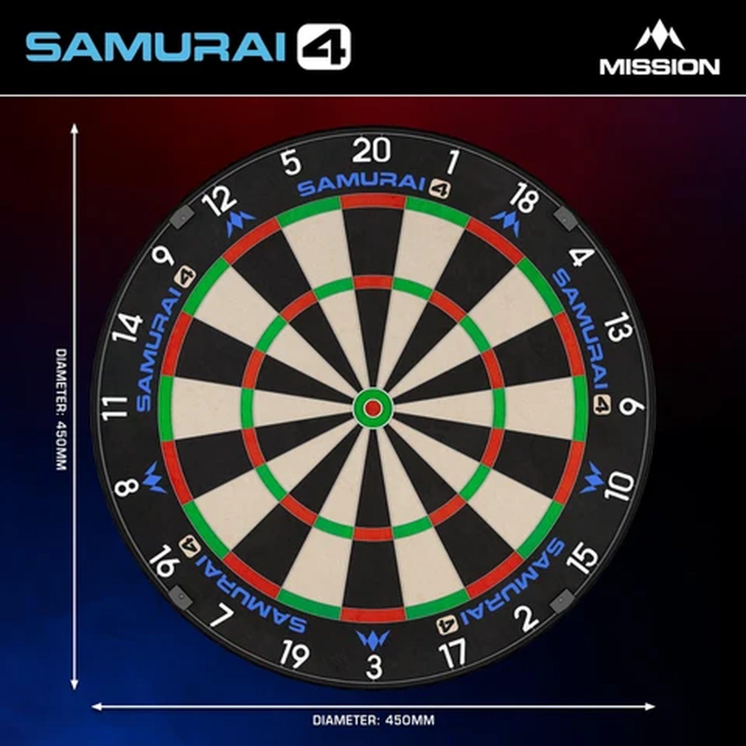 White Spider - Mission Darts - Mission Samurai 4 Professional Dartboard - 5