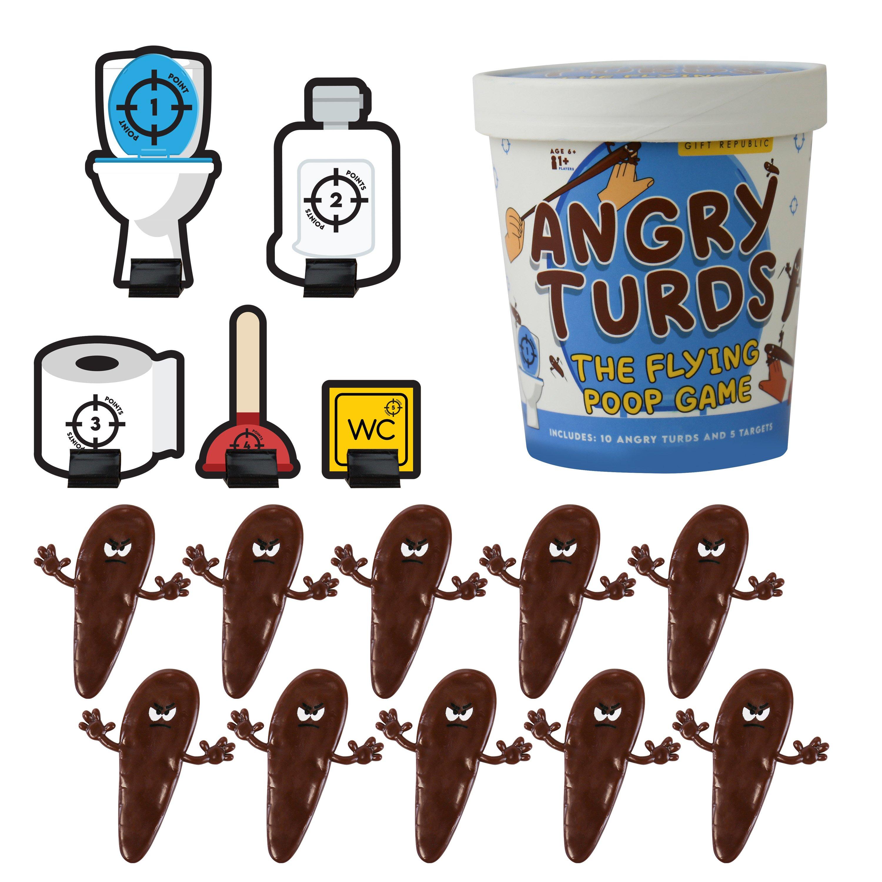 Blue - Gift Republic - Angry Turds – The Flying Poop Game - 3