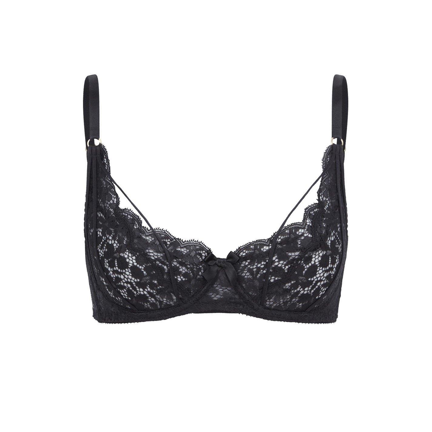Black - Agent Provocateur - DEDEE Balconette Underwired Bra - 4