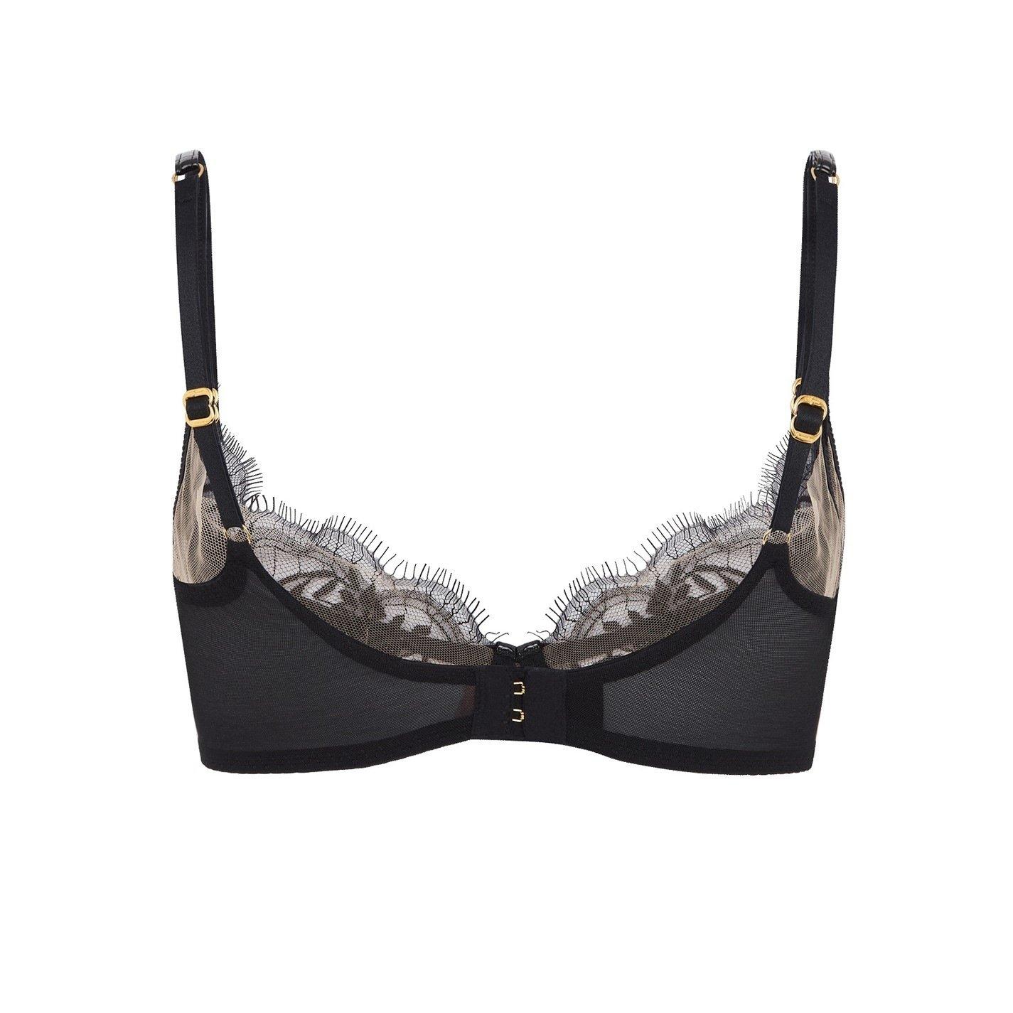 Black - Agent Provocateur - ALYSS Plunge Underwired Bra - 5