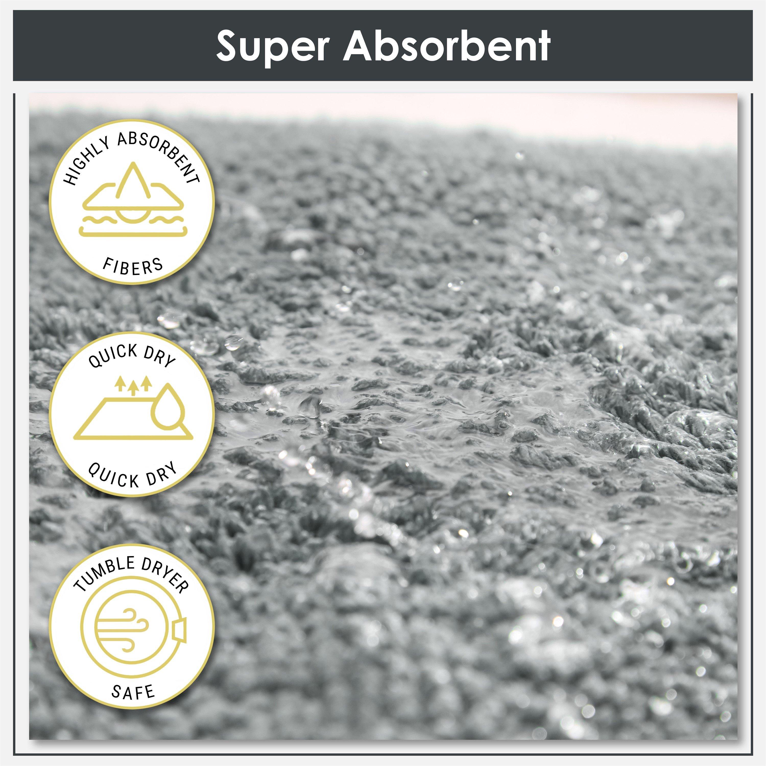 Silver - Emma Barclay - 2 Piece Bath Mat Set Sparkle Absorbent Diamante - 3