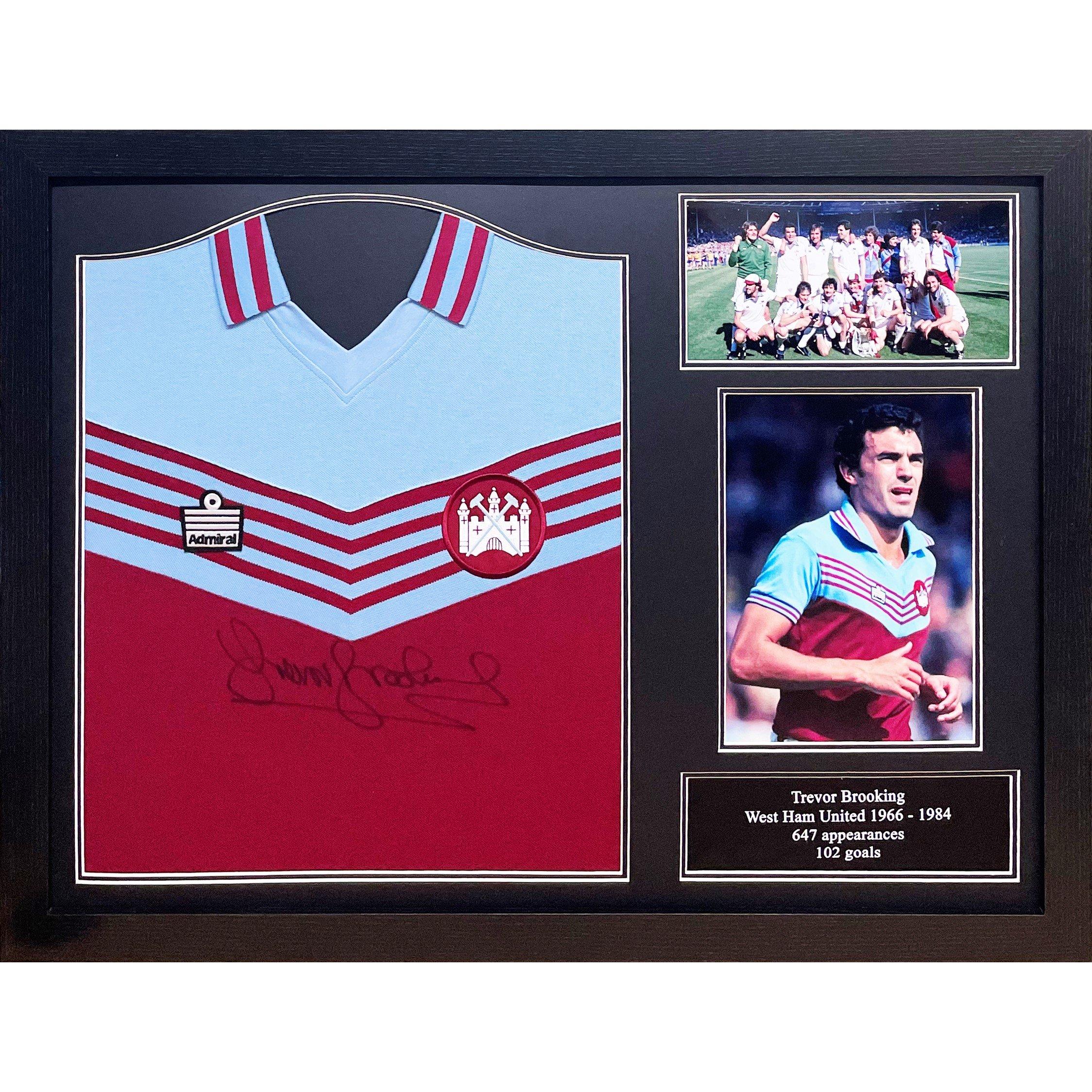 Red - AllStarSignings Ltd - Trevor Brooking signed West Ham United 1980 shirt - 1