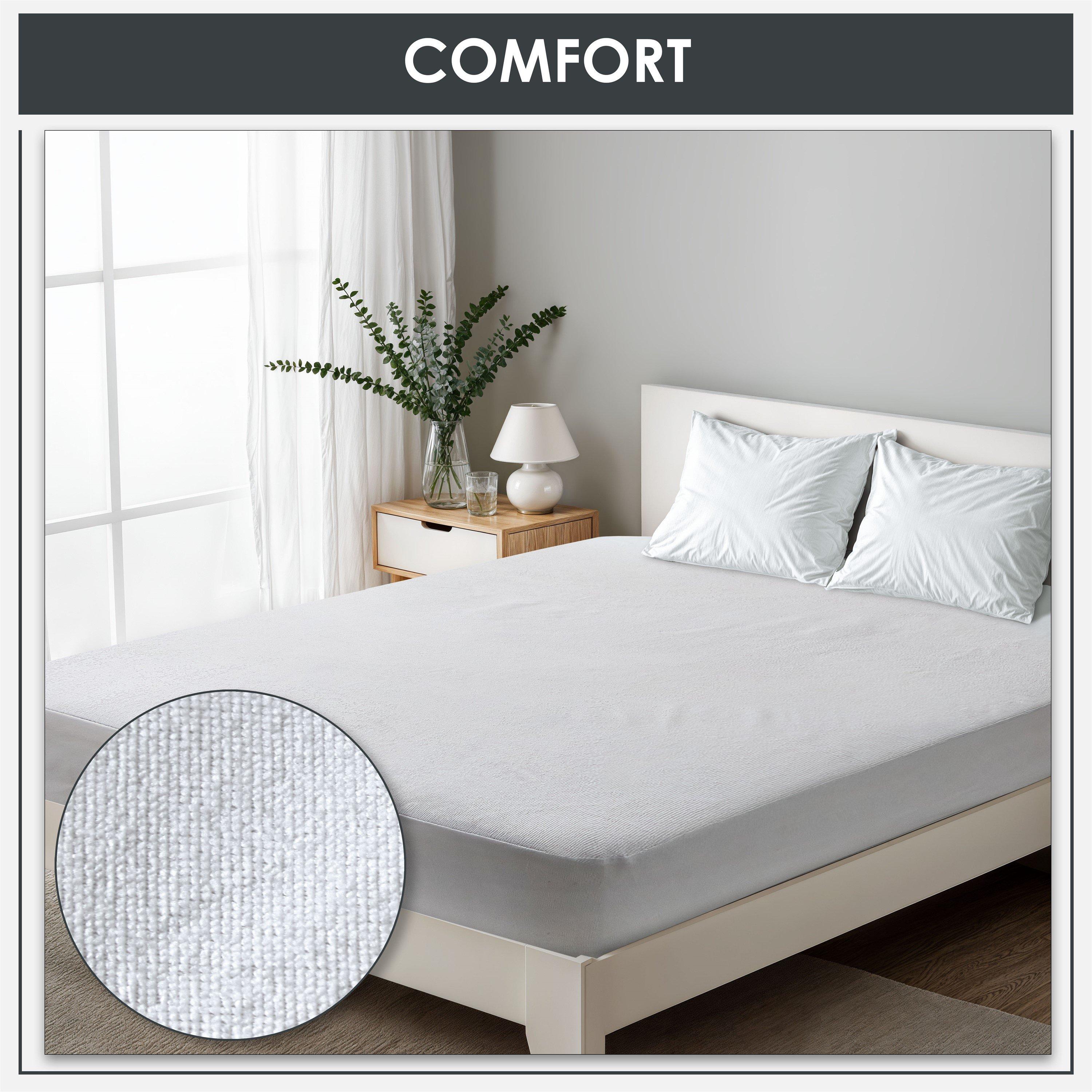 White - Emma Barclay - Waterproof Terry Mattress Protector - 2