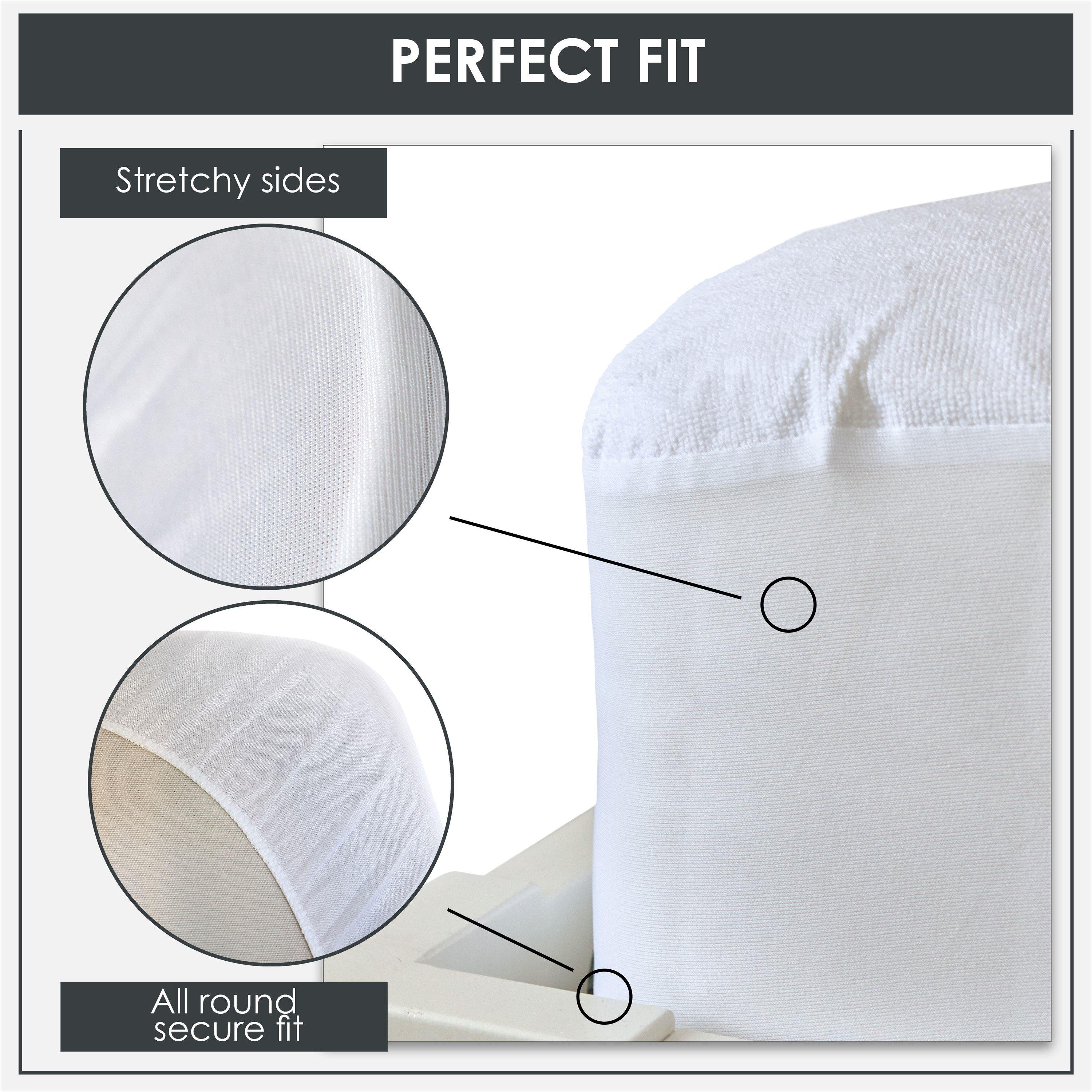 White - Emma Barclay - Waterproof Terry Mattress Protector - 3