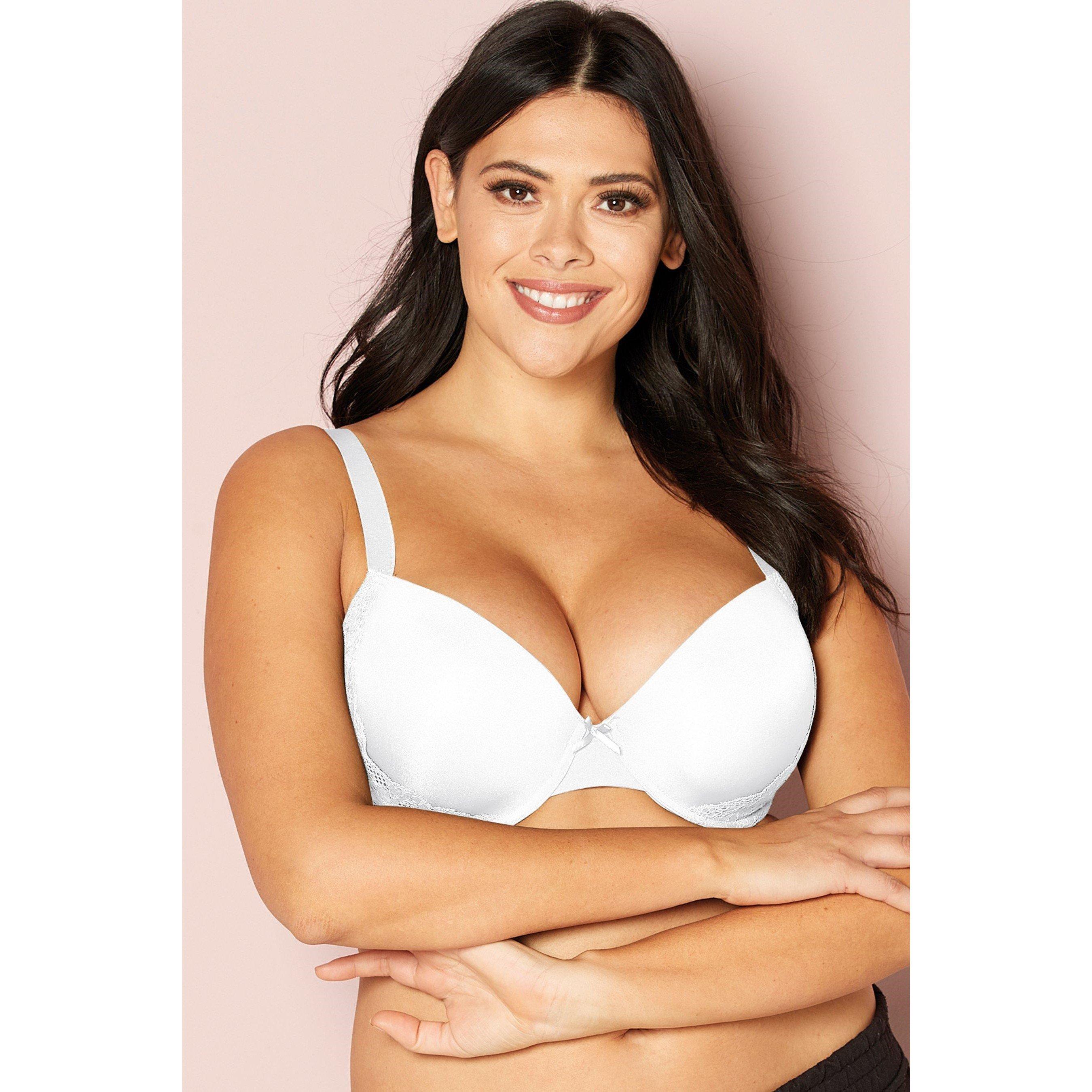 White - Valbonne - Women’s Moulded Underwired Lace Bra
