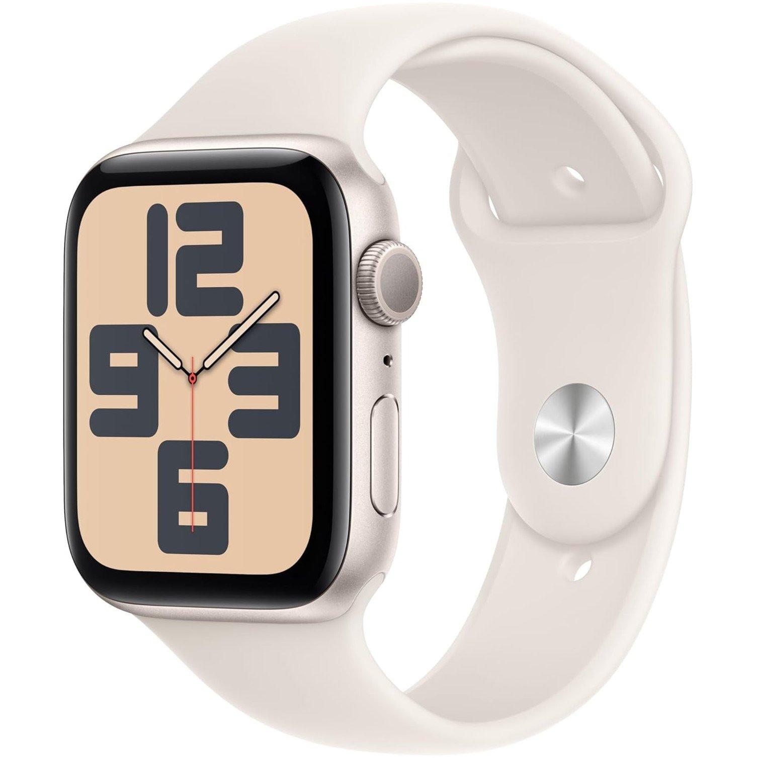 Starlight - Apple - APPLE Watch SE - 44m Aluminium Case Sport Band M/L - 1