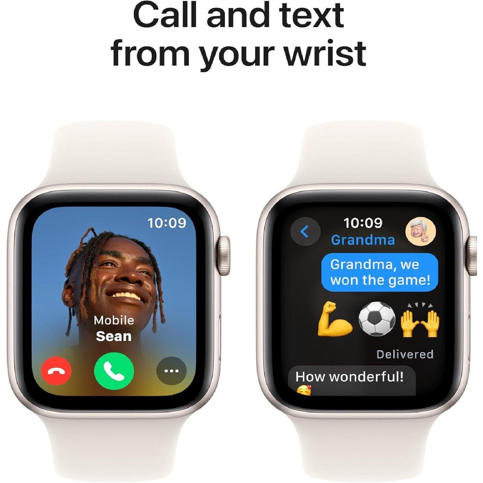 Starlight - Apple - APPLE Watch SE - 44m Aluminium Case Sport Band M/L - 4