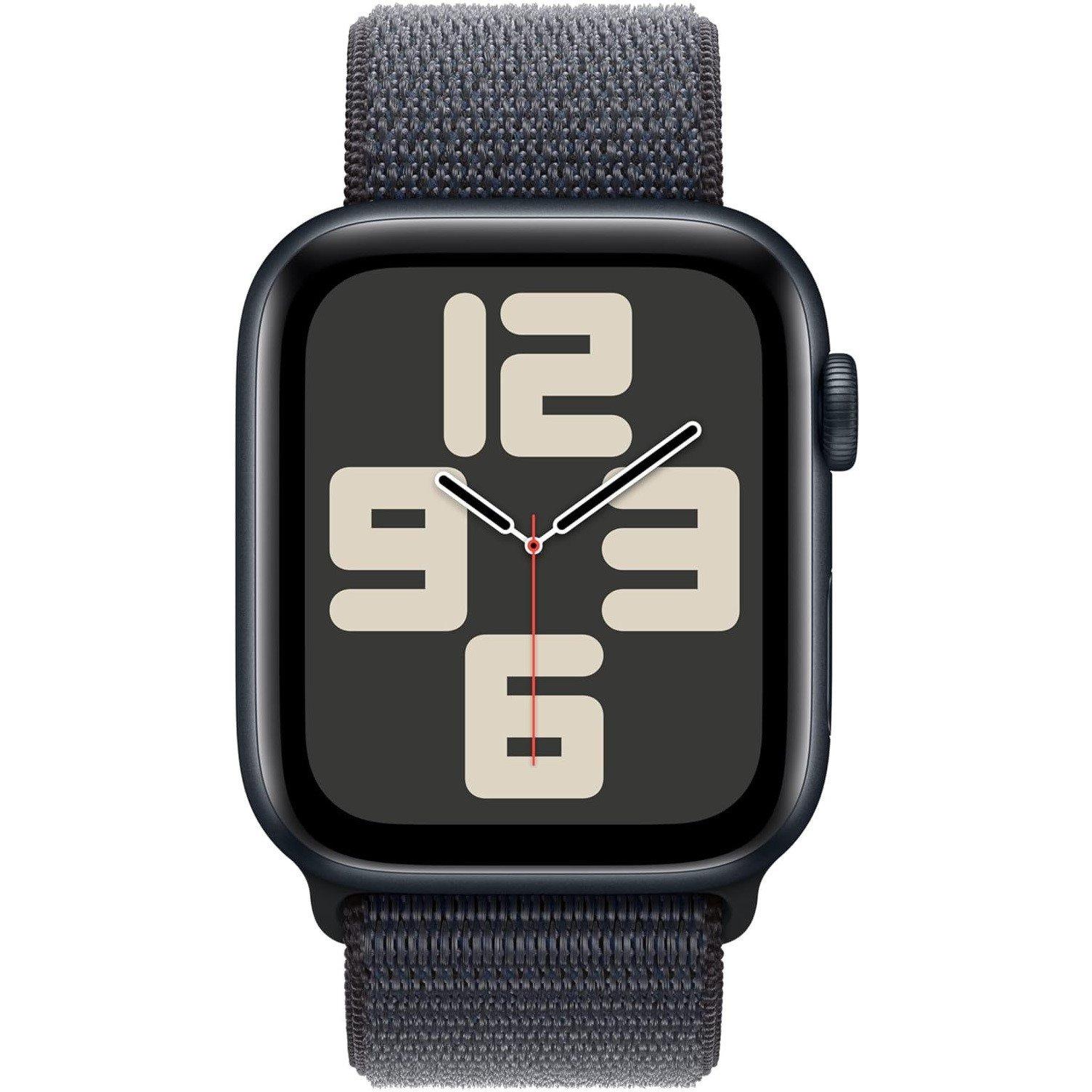 Ink - Apple - APPLE Watch SE - 44m Aluminium Case Sport Loop M/L - 2
