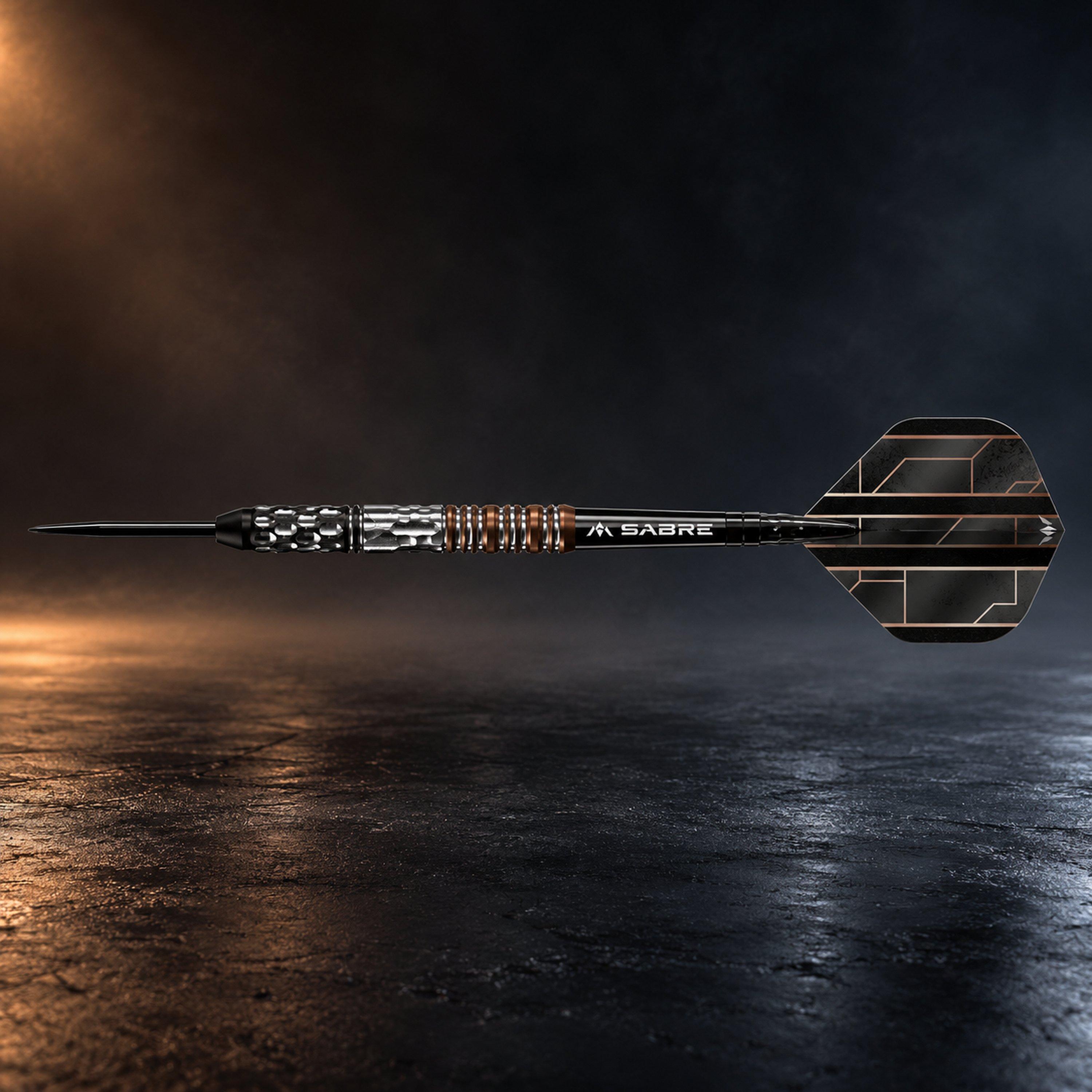 Black & Bronze - Mission Darts - Mission Tycho Darts - Steel Tip - 90% Tungsten - 3