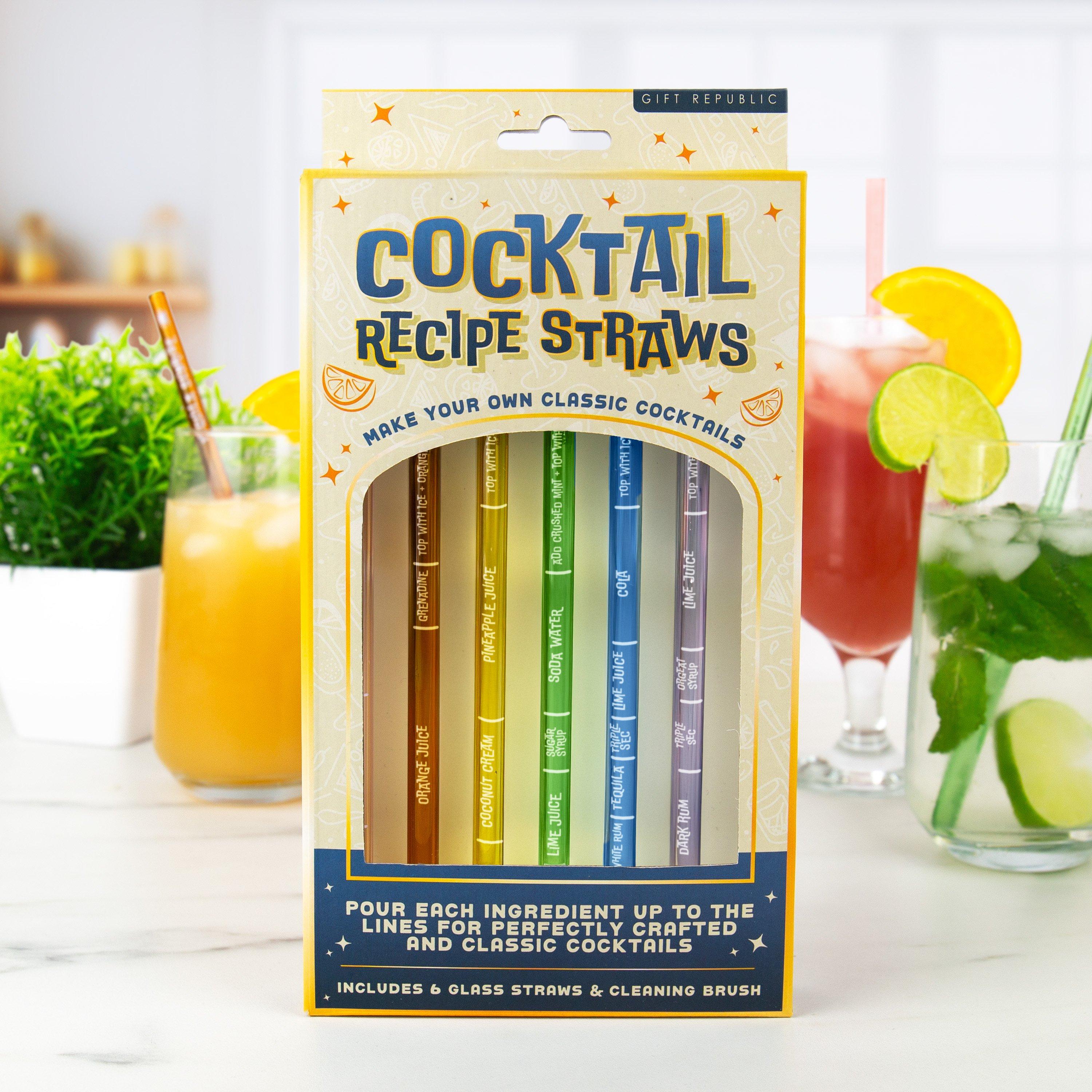 Multi - Gift Republic - COCKTAIL RECIPE STRAWS - 2
