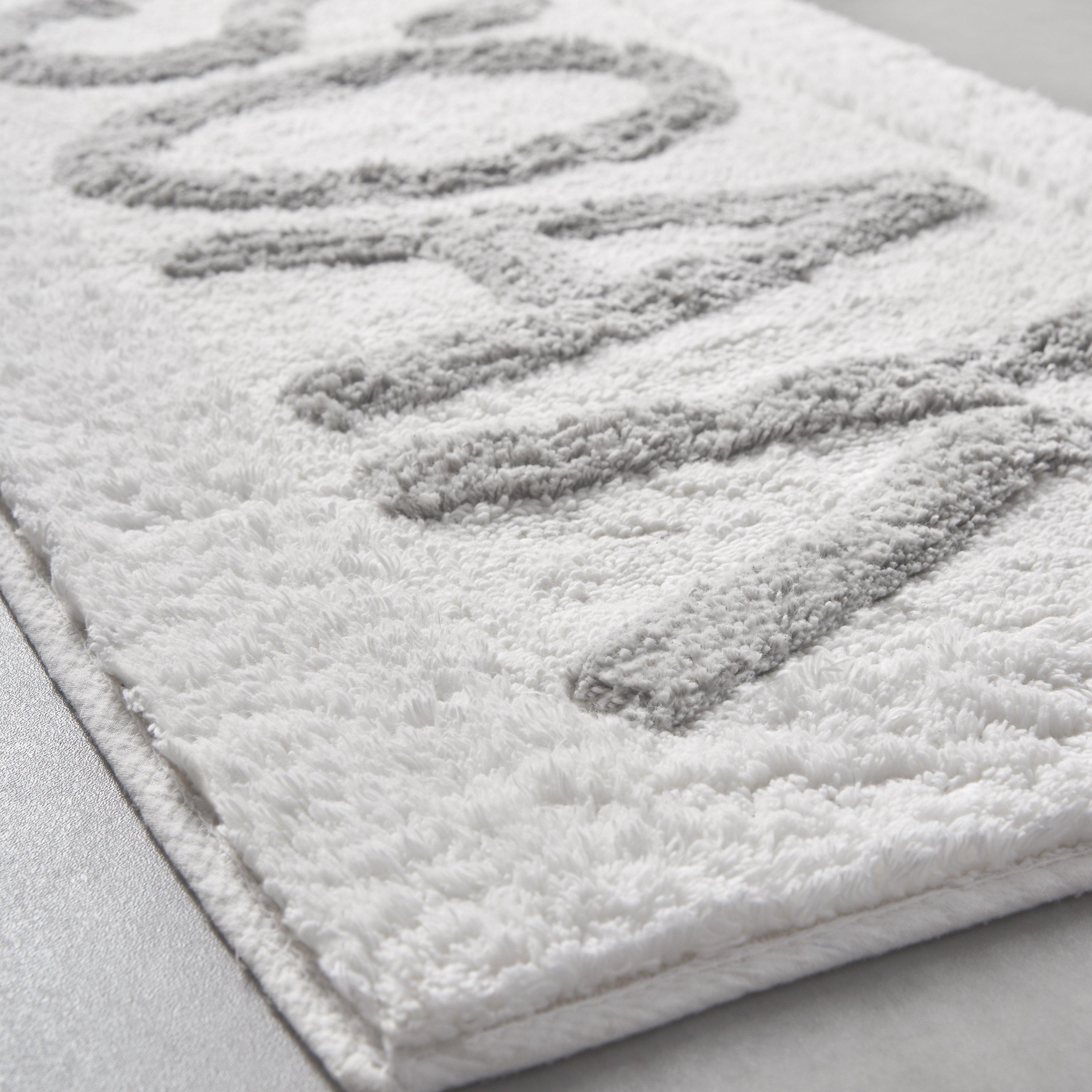 White - Catherine Lansfield - Soak Bath Mat - 2