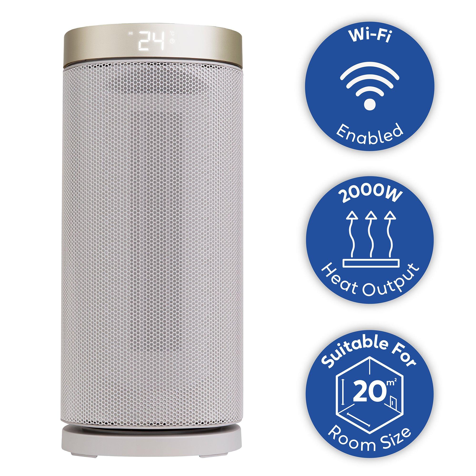Stone And Gold - Russell Hobbs - RHCTH2001ST-SMT 2000W Smart Ceramic Heater - 11