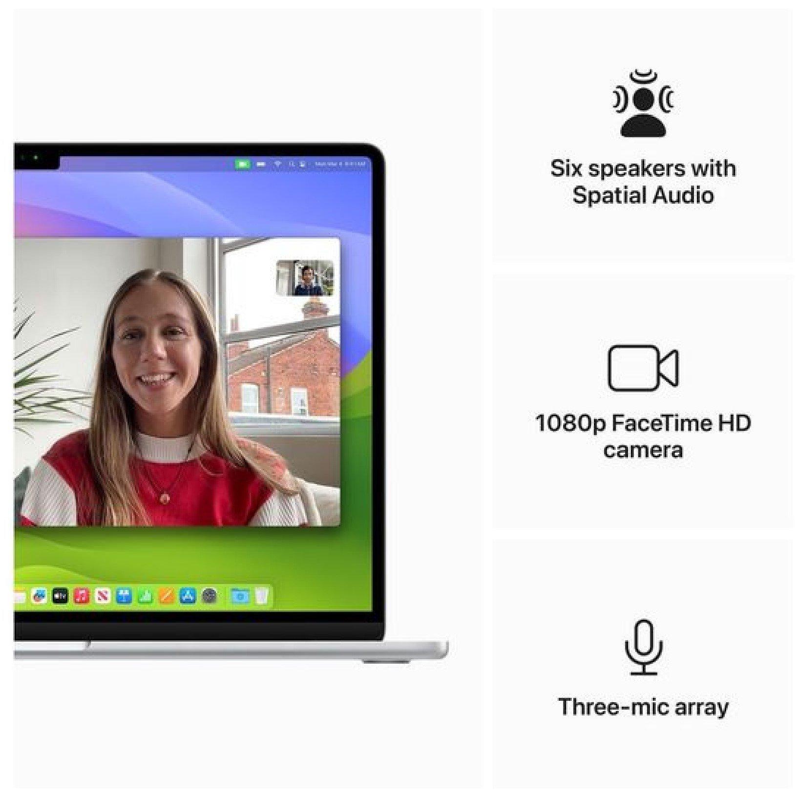 Silver - Apple - APPLE MacBook Air 15.3 (2024) - M3, 256GB, 16GB - 6