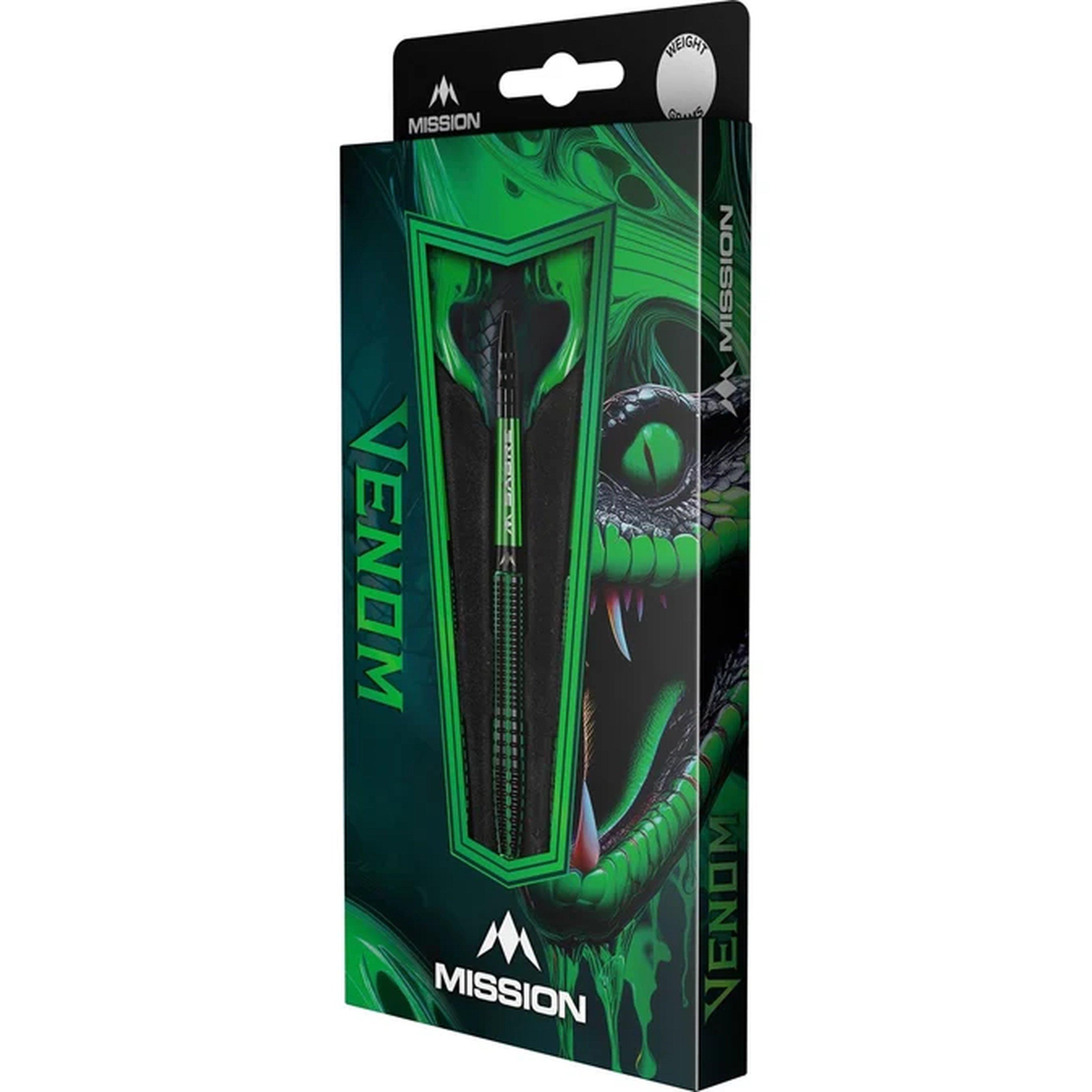 Venom - Mission Darts - Mission Venom Darts - Steel Tip - 90% Tungsten - 7