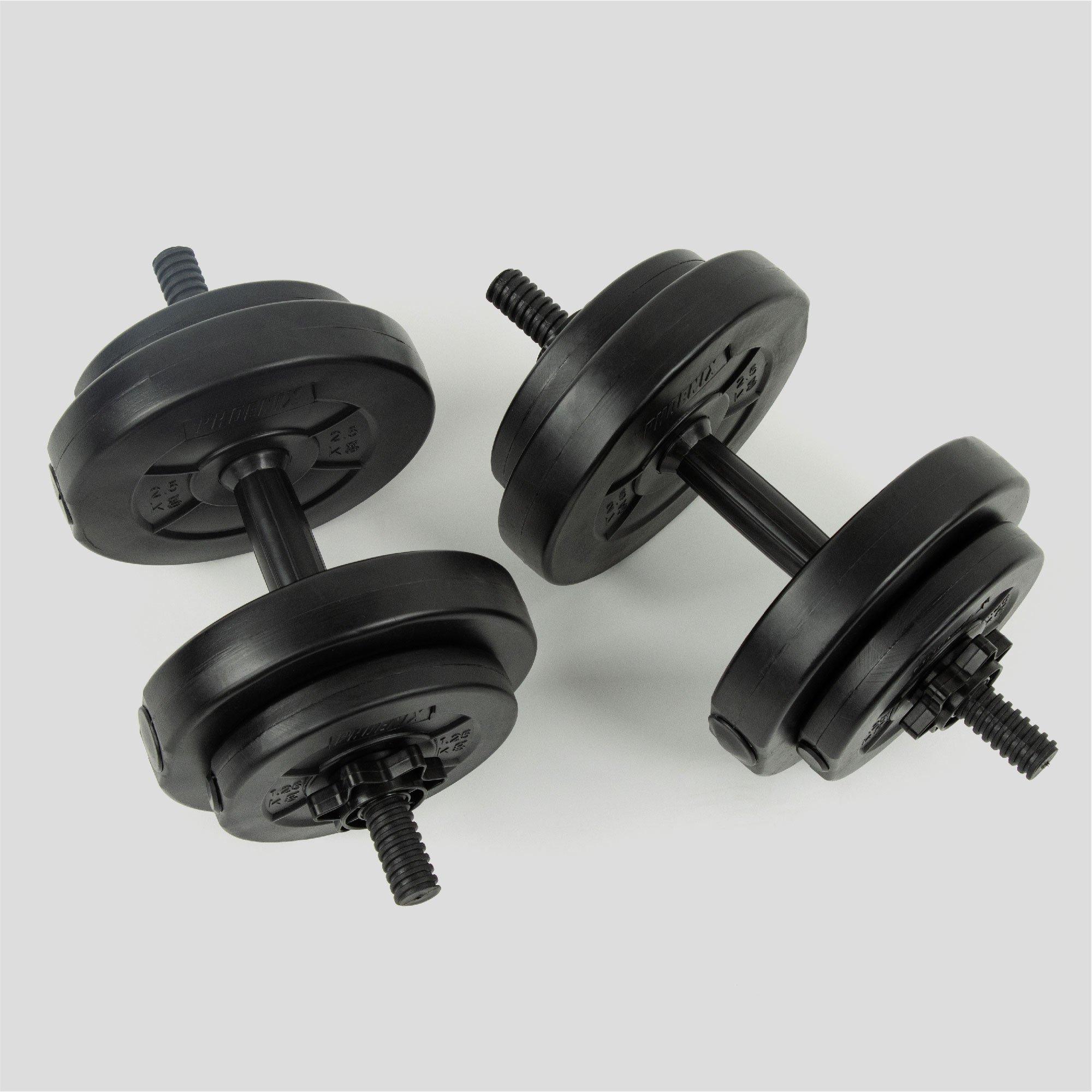 Black - Phoenix Fitness - Adjustable Dumbbell set - 1