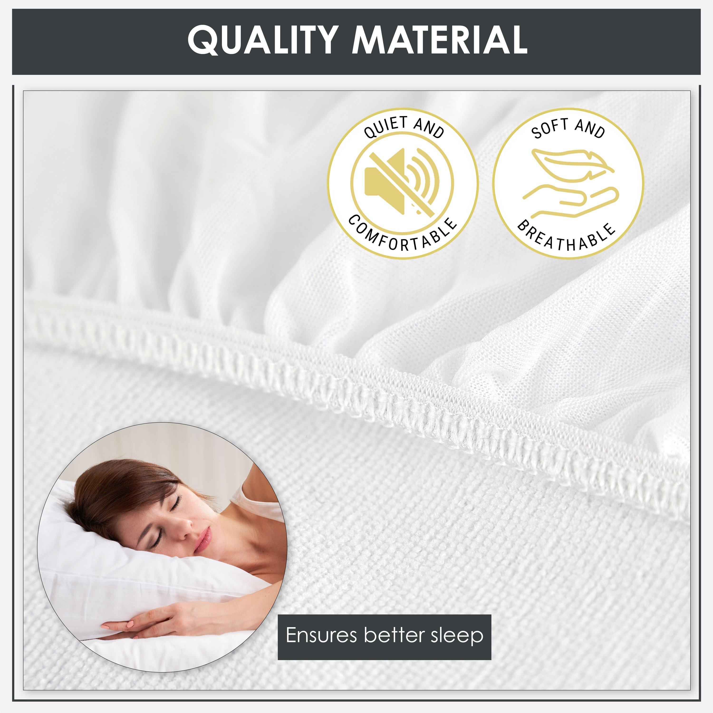 White - Emma Barclay - Waterproof Terry Pillow Protector - 6