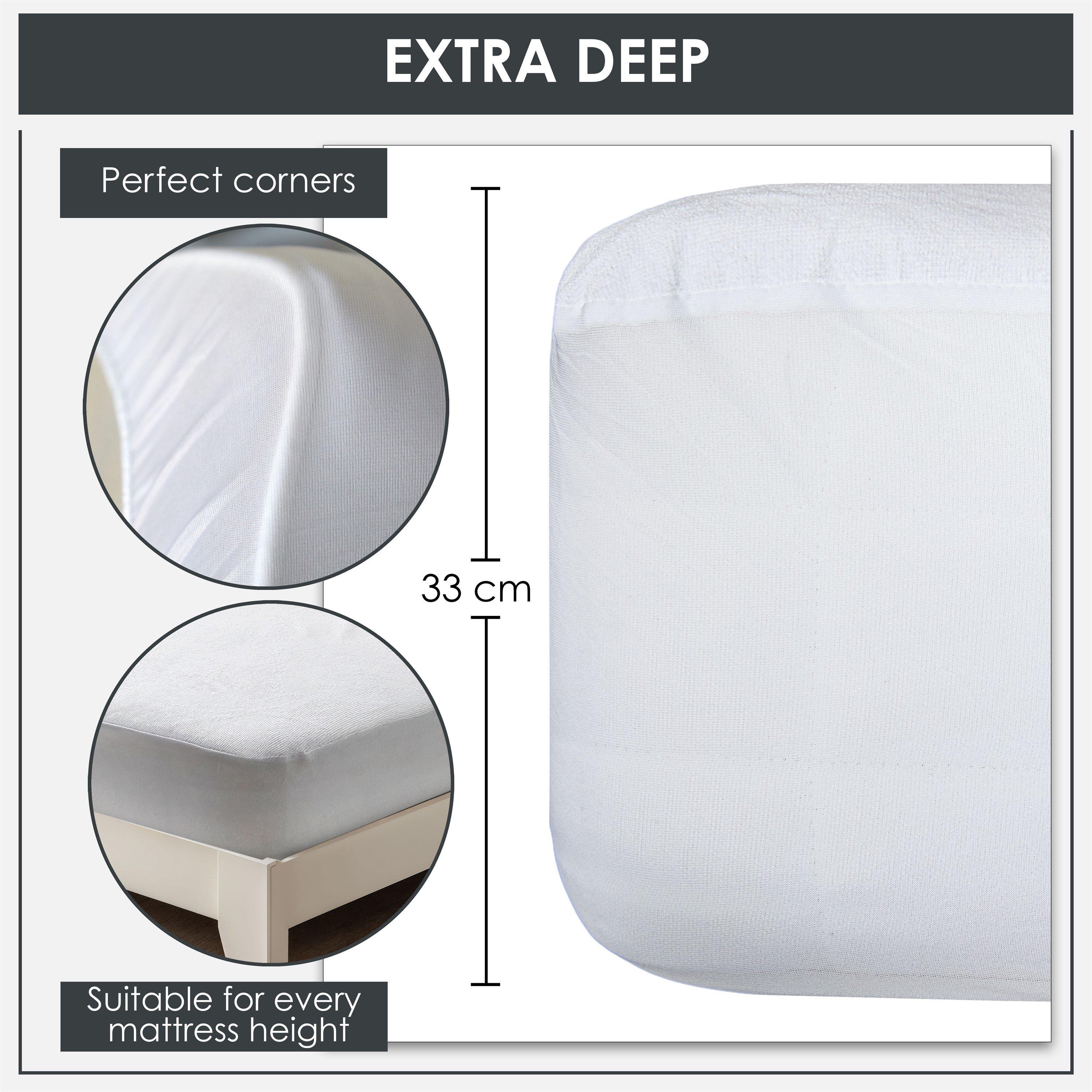 White - Emma Barclay - Waterproof Terry Pillow Protector - 7